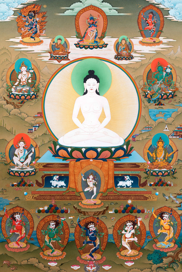 Samantabhadri Mandala: A Profound Assembly of Dakinis