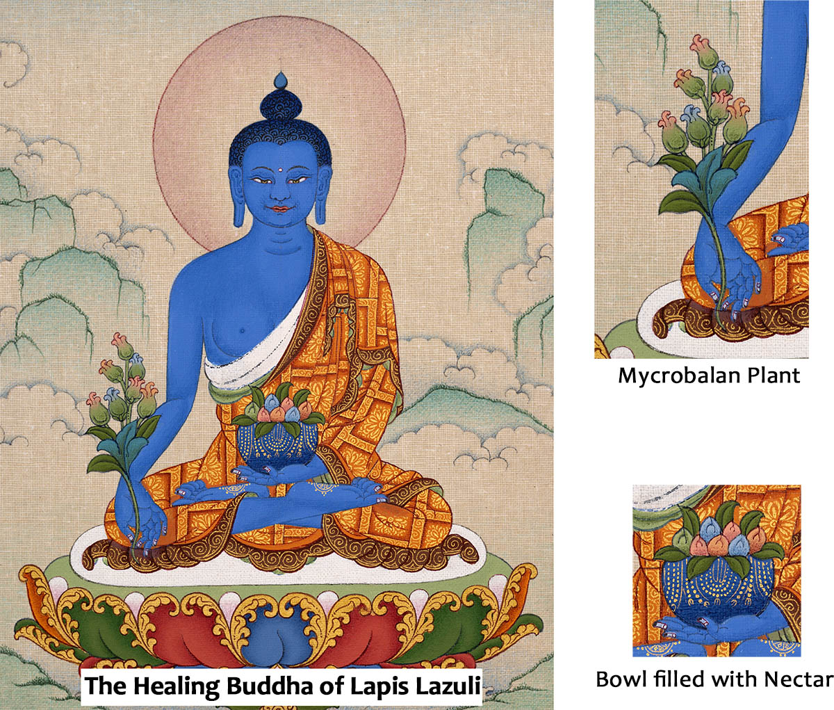 medicine buddha thangka