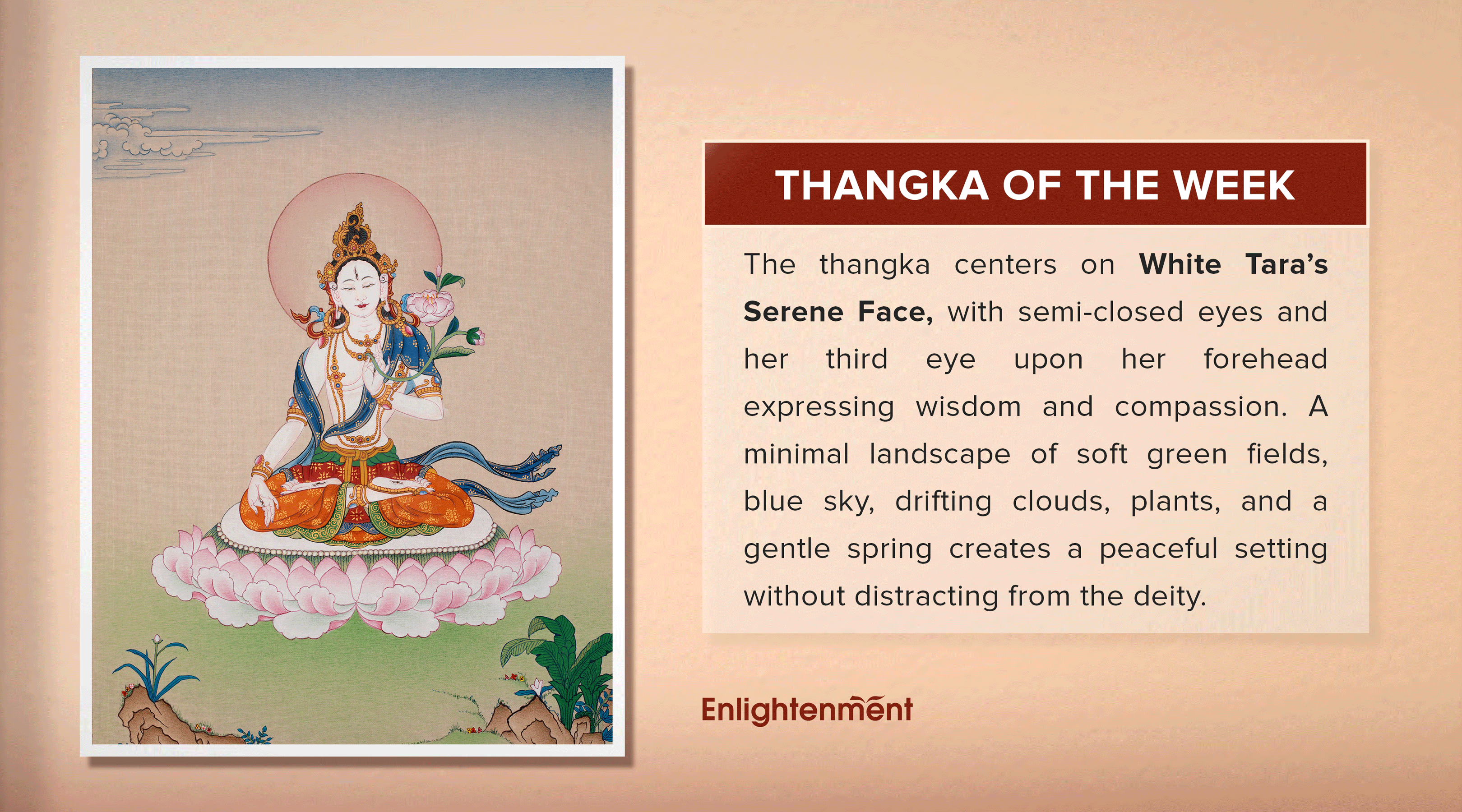 White Tara Thangka: A Quiet Presence of Compassion, Healing, and Inner Peace