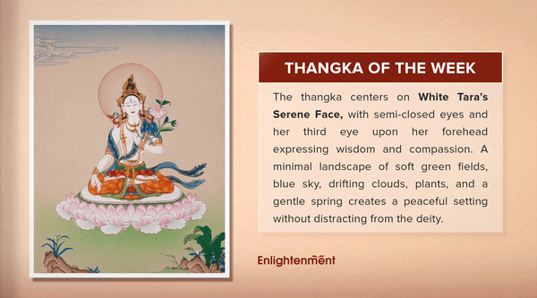 White Tara Thangka: A Quiet Presence of Compassion, Healing, and Inner Peace