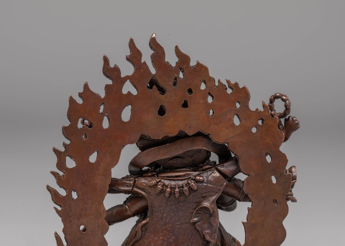 Six-Armed Mahakala Statue | Powerful Dharma Protector in Tibetan Buddhism