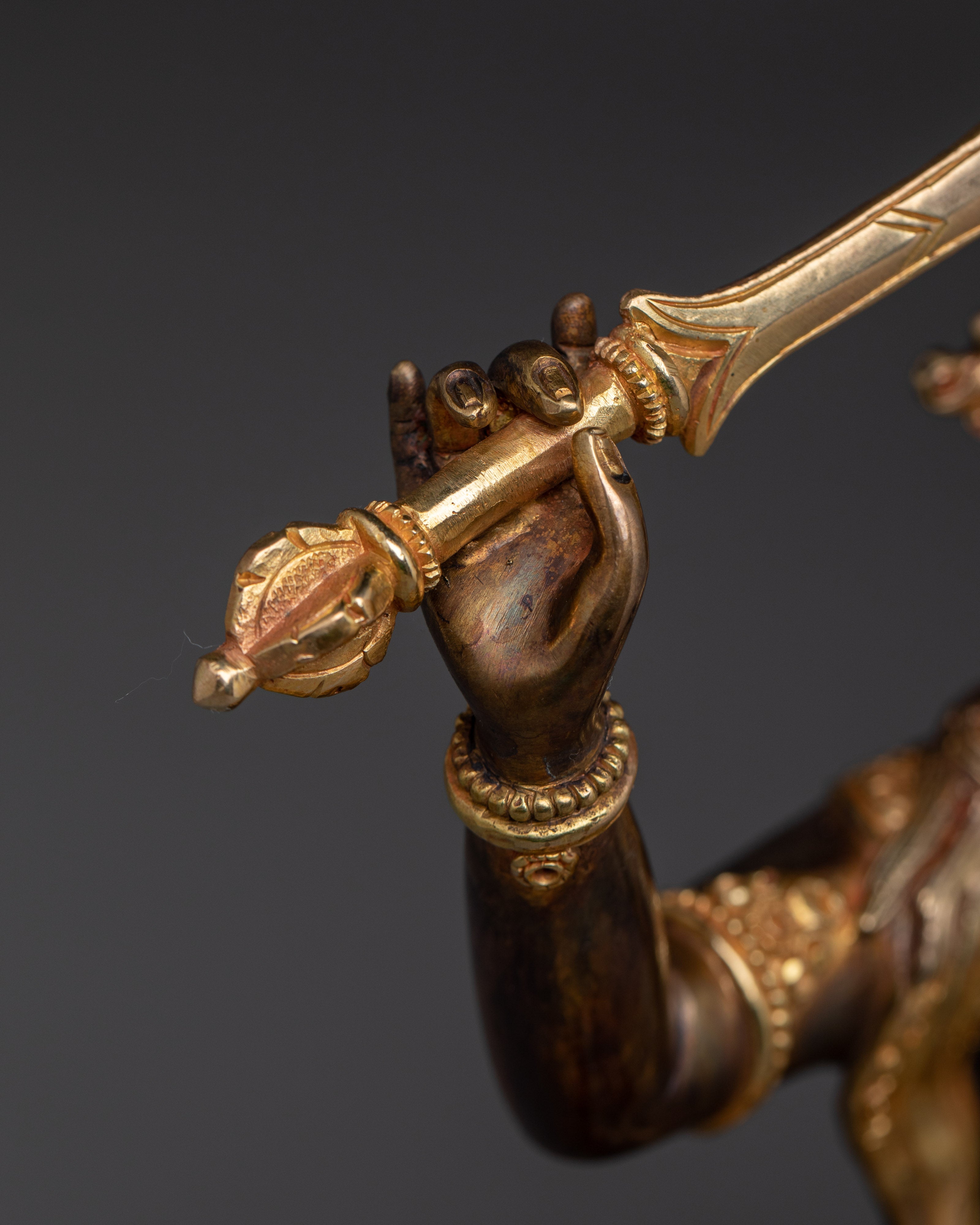 Tibetan Buddhist Icon Manjushri | Bodhisattva of Transcendent Wisdom