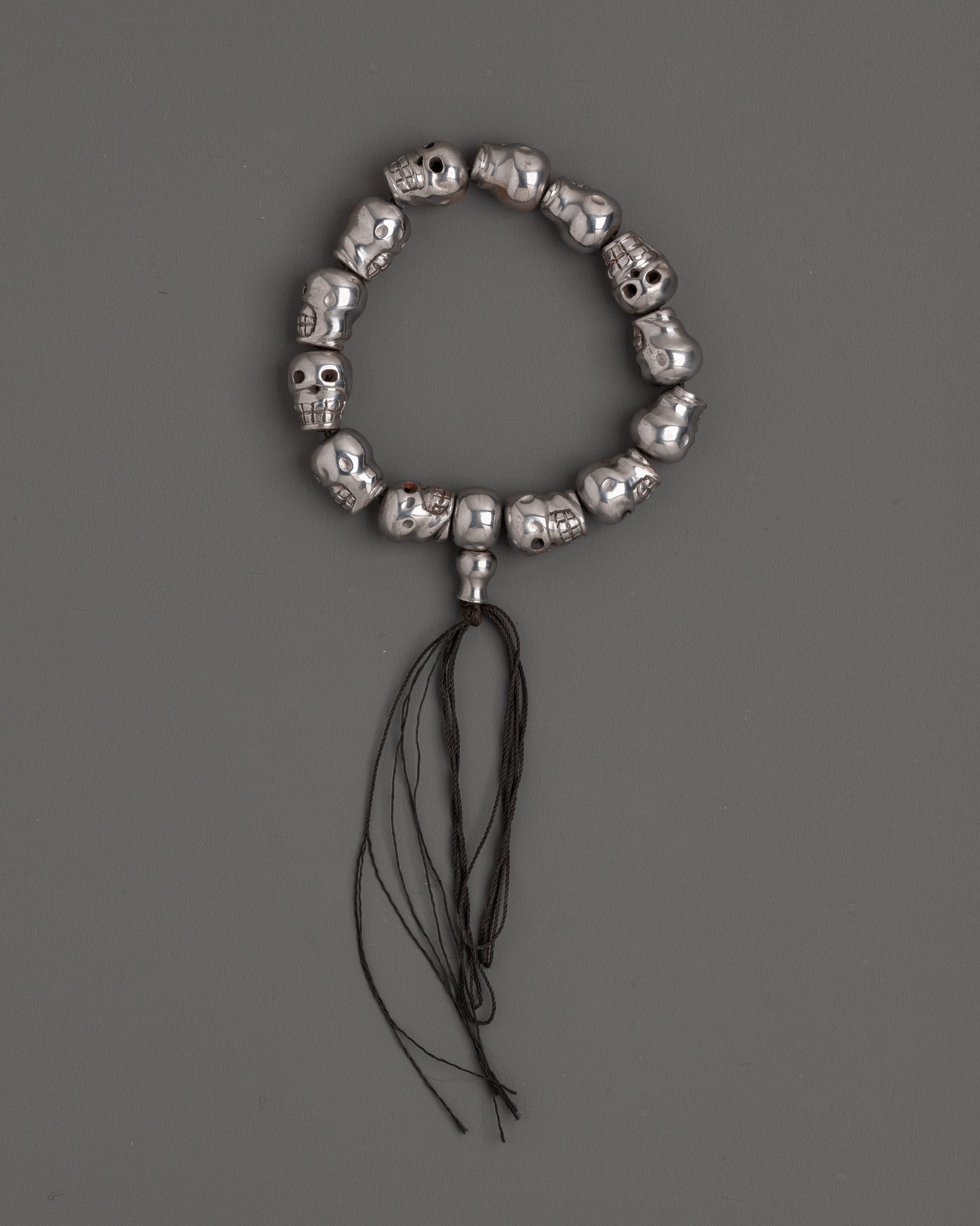 Skull Bead Bracelet