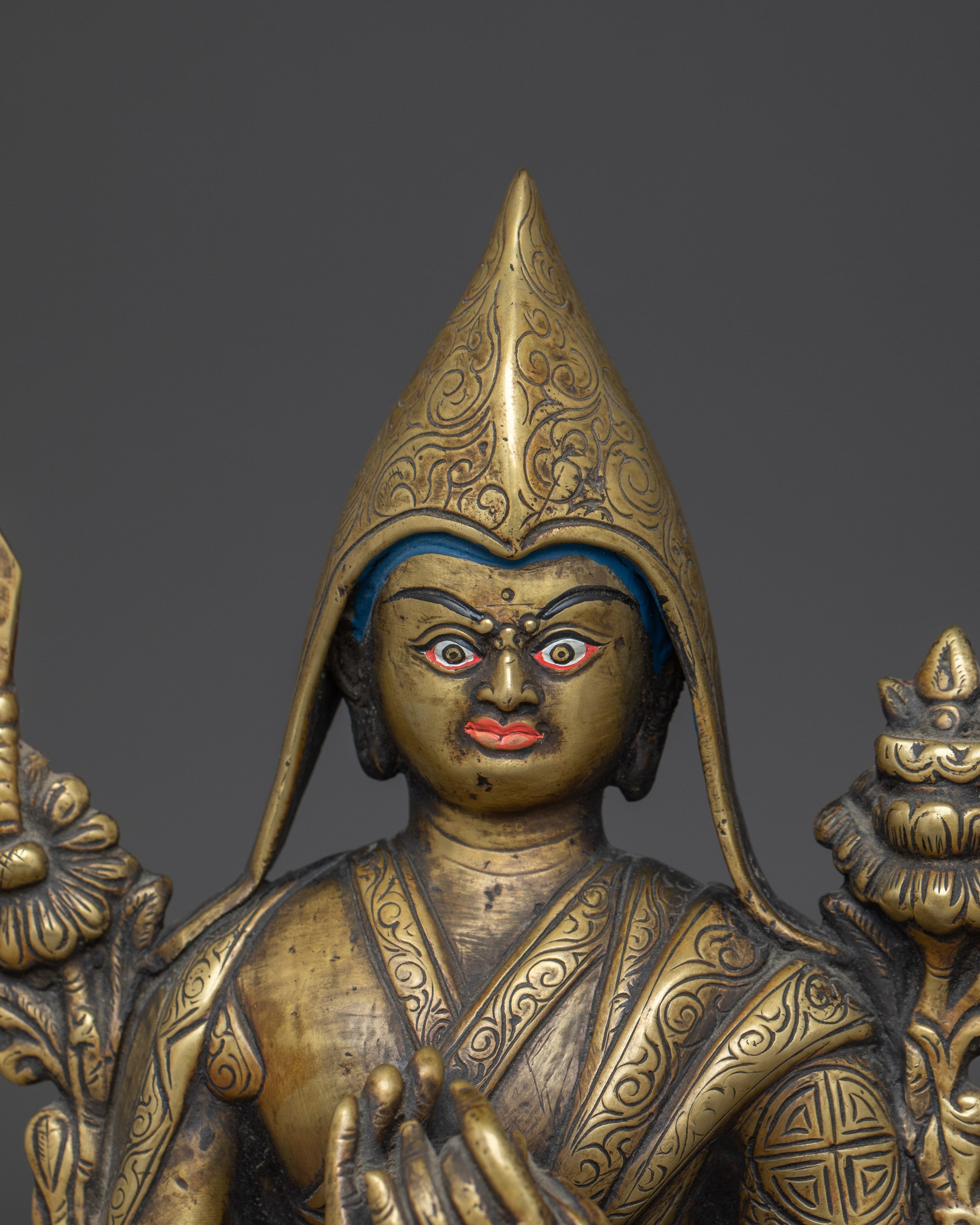 Buddhist Master Tsongkhapa Statue | Philosopher and Spiritual Teacher