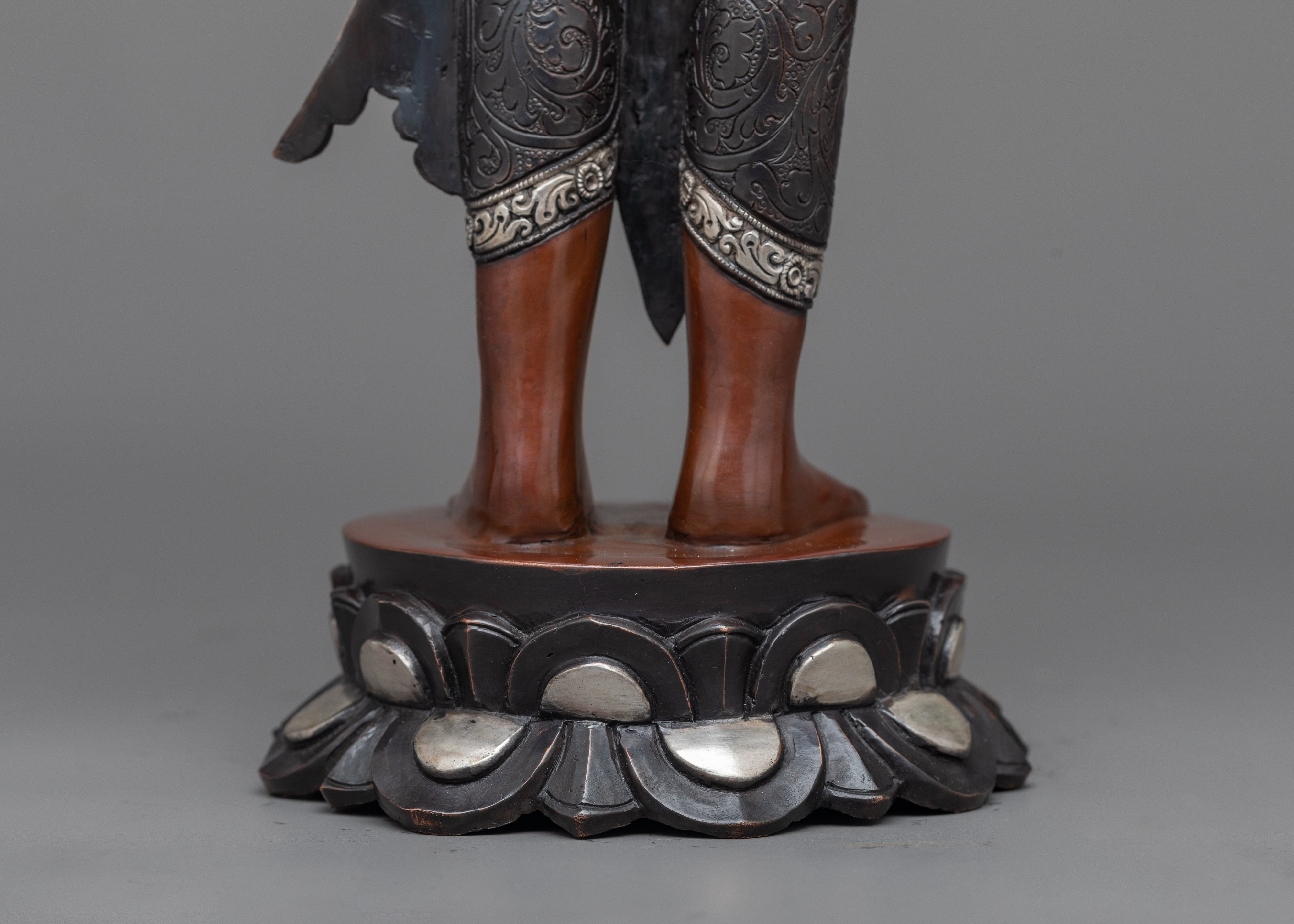 Seraphic Standing Green Tara Statue | Experience Divine Grace