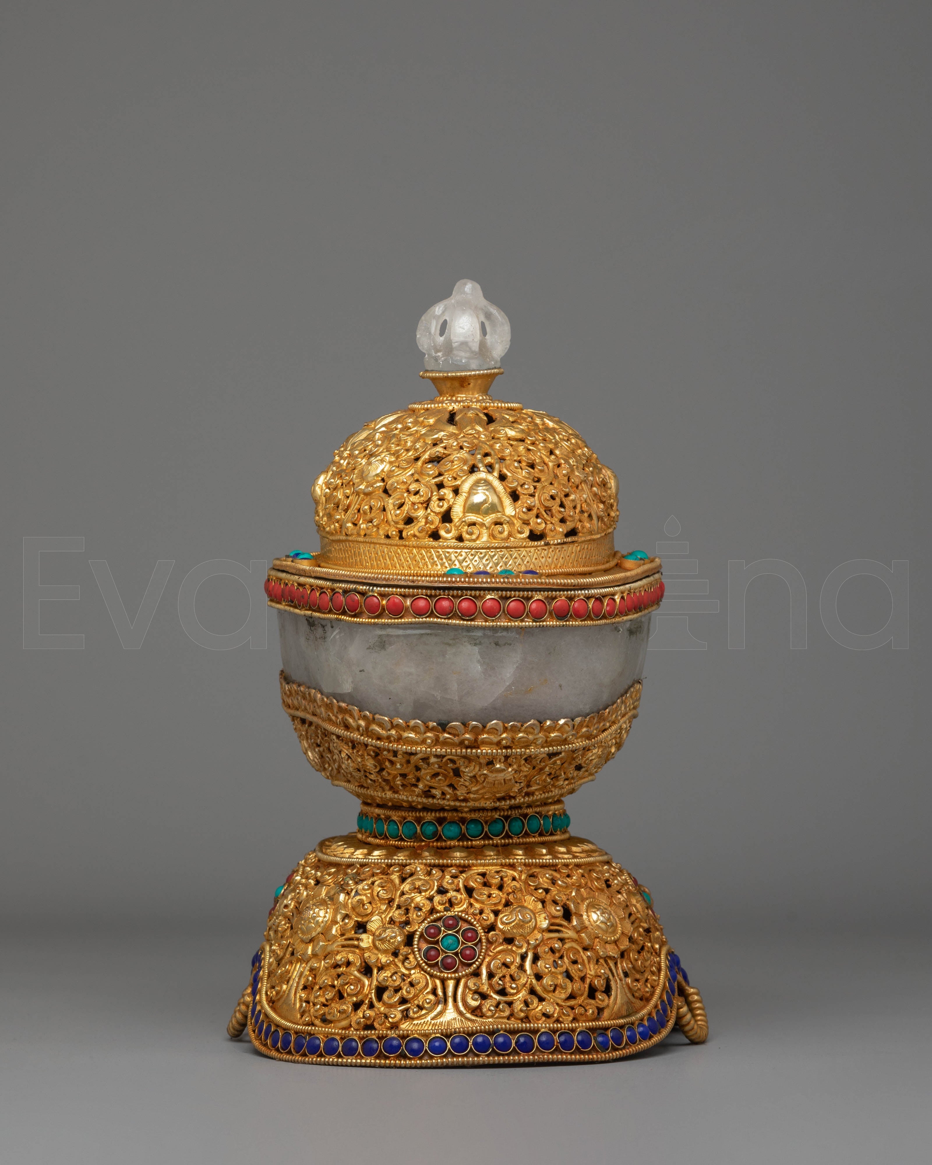 Spiritual Himalayan Kapala | Handcrafted Tibetan Ritual Bowl