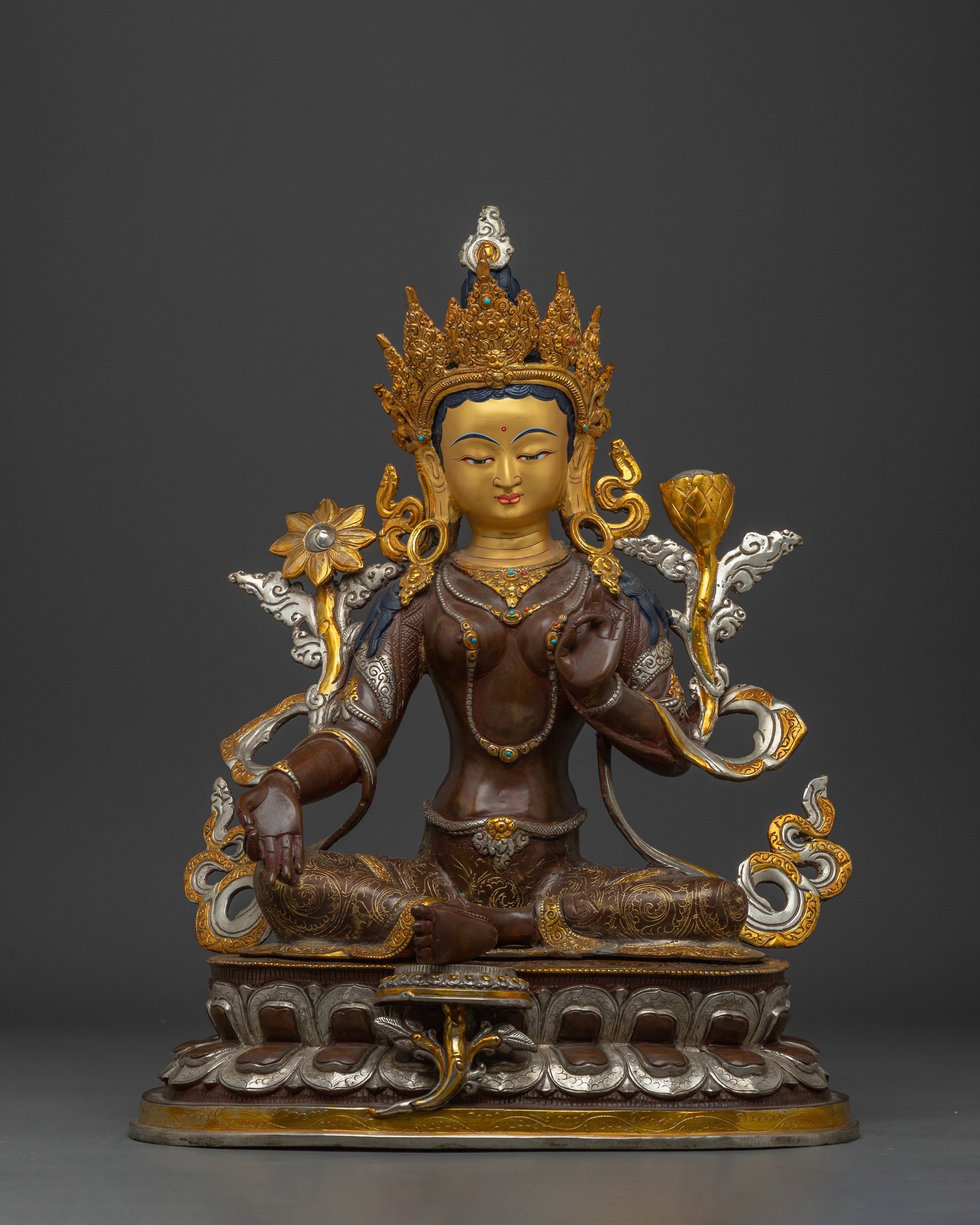 serene-bodhisattva-green-tara-statue