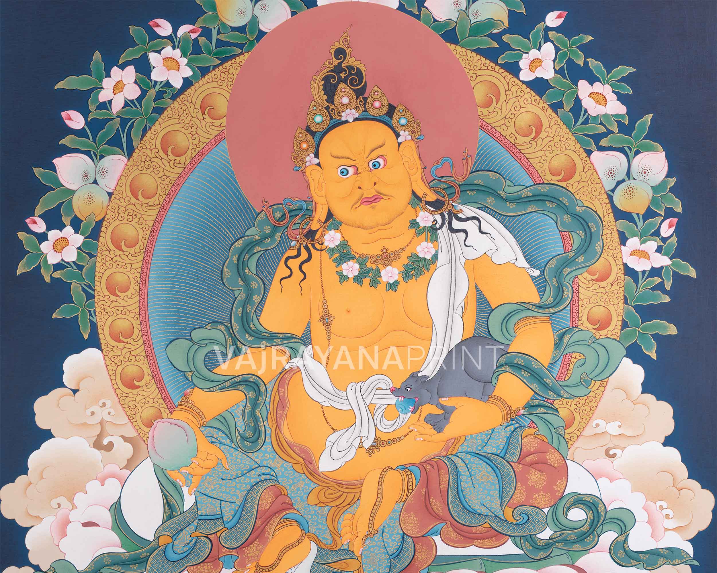 Dzambhala Thangka Print