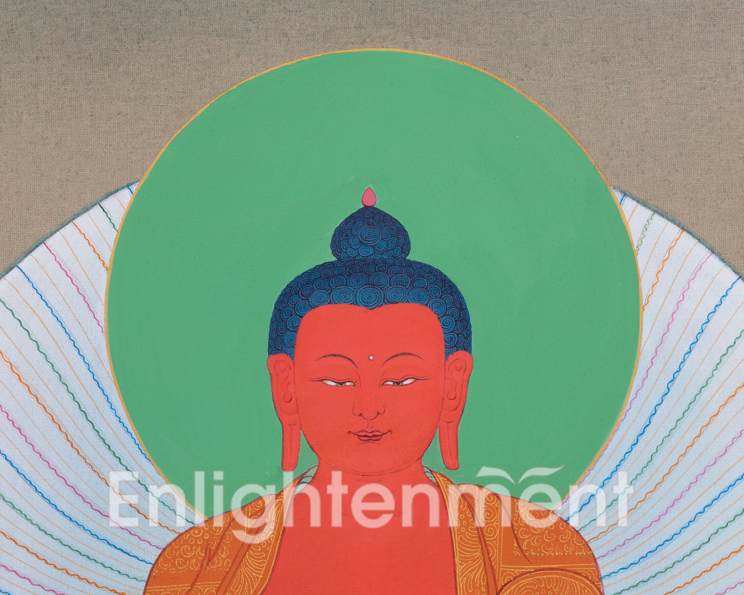 Amitabha Buddha Thangka | Traditional Hand Painted Artwork | Gift Idea