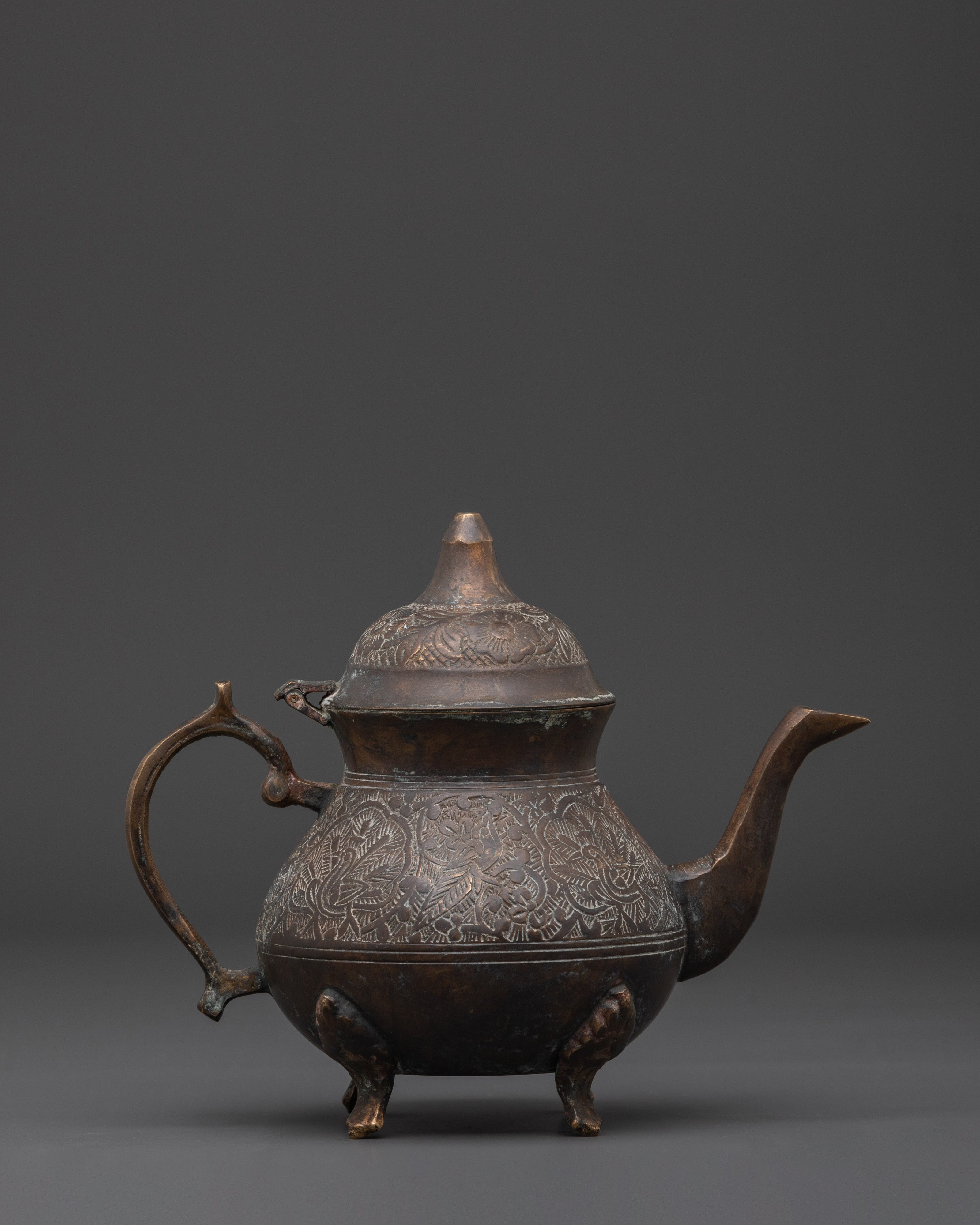 Copper Crafted Tea Pot