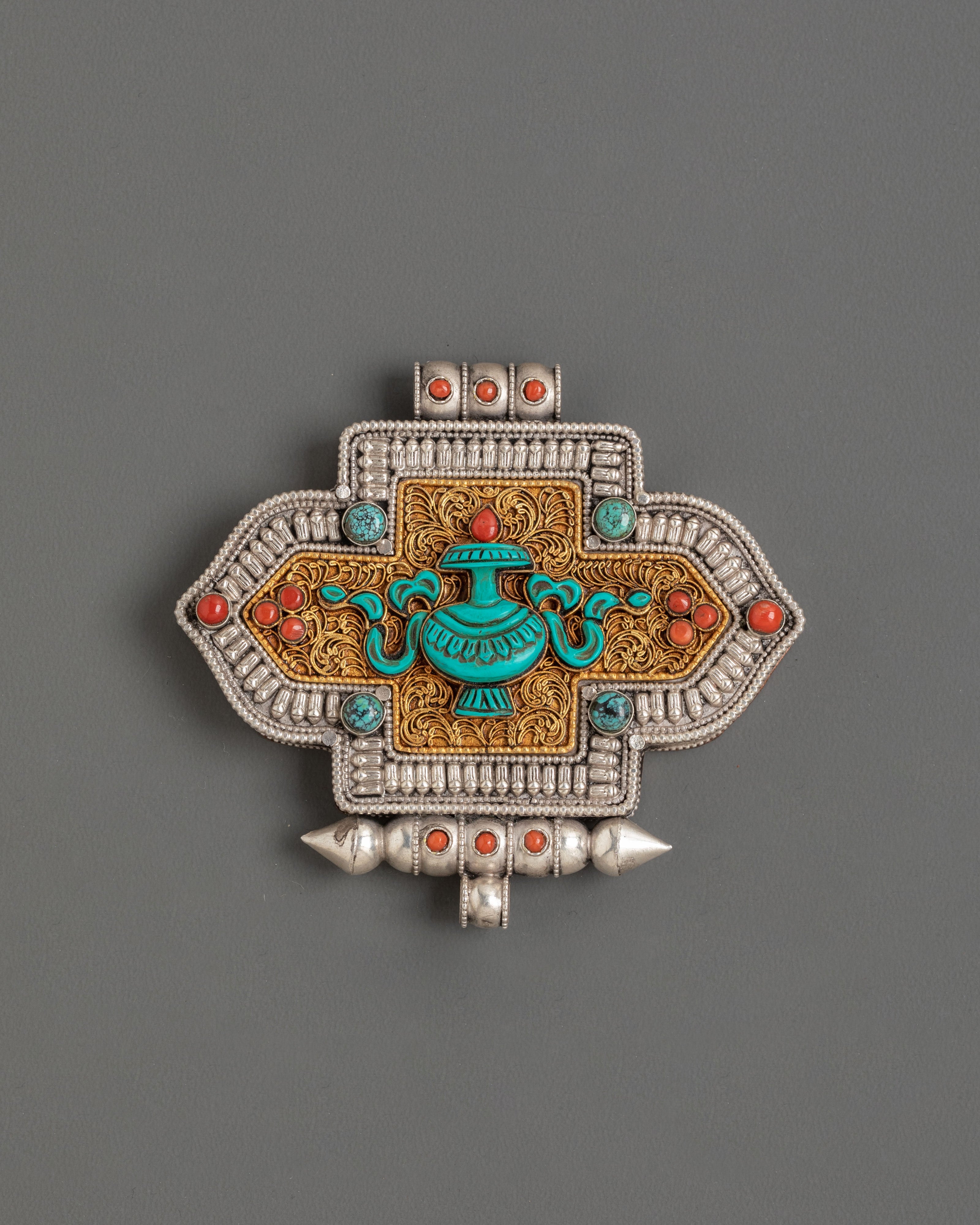 Handcrafted Tibetan Buddhist Ghau Box Locket