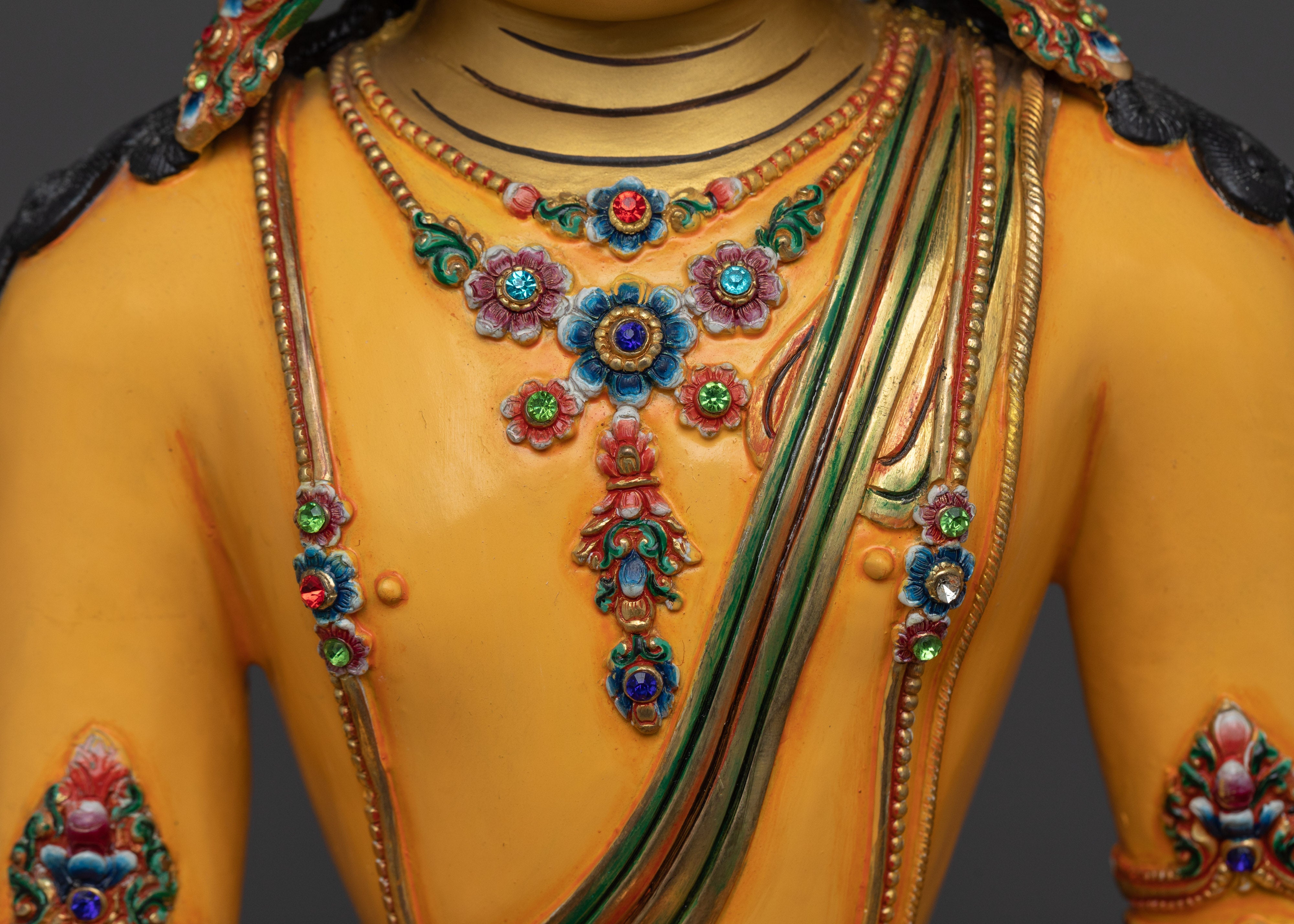 Crown Buddha Shakyamuni Sculpture | The Sovereign of Enlightenment