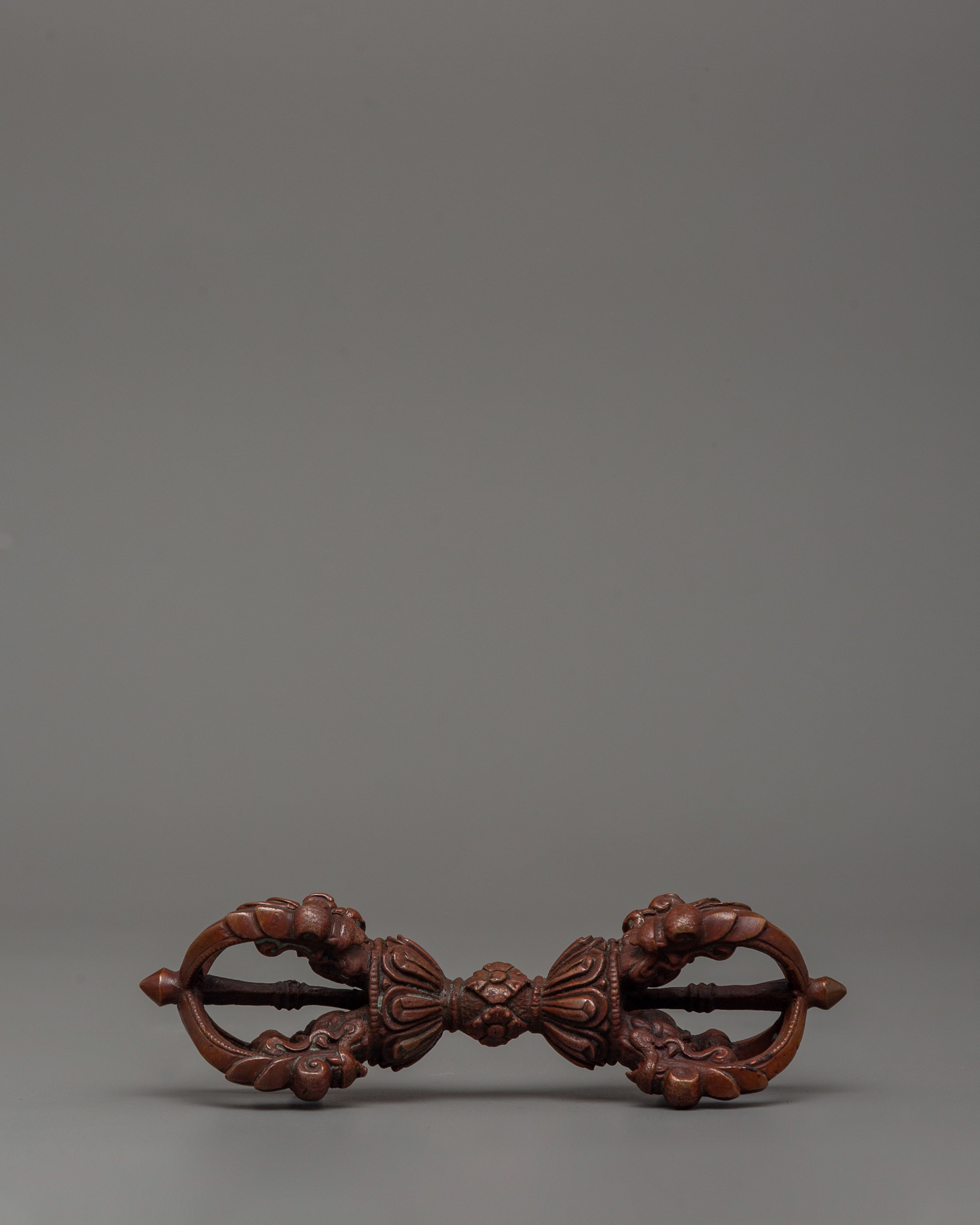Handcrafted Oxidized Copper Vajra