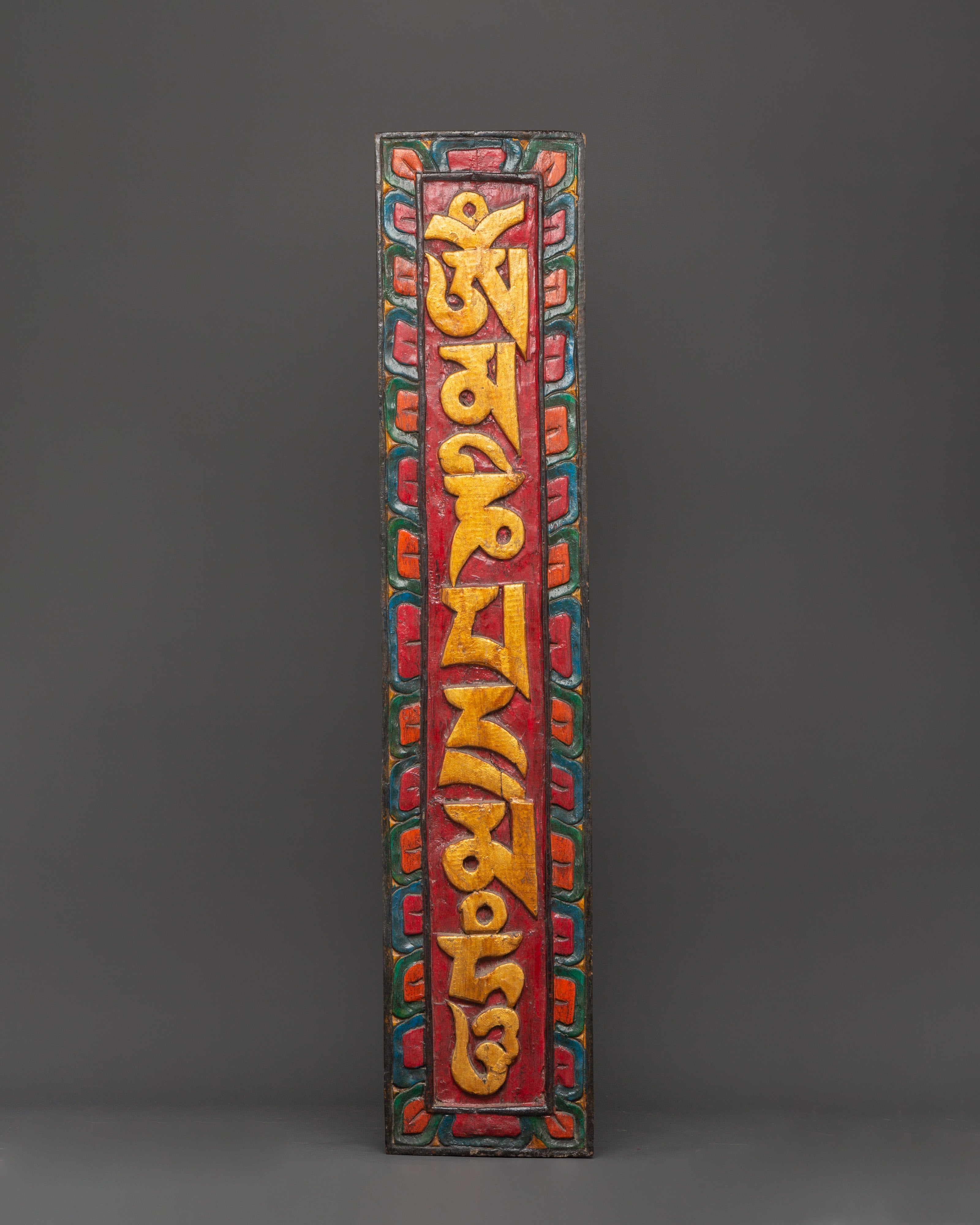 Tibetan mantra wall hanging