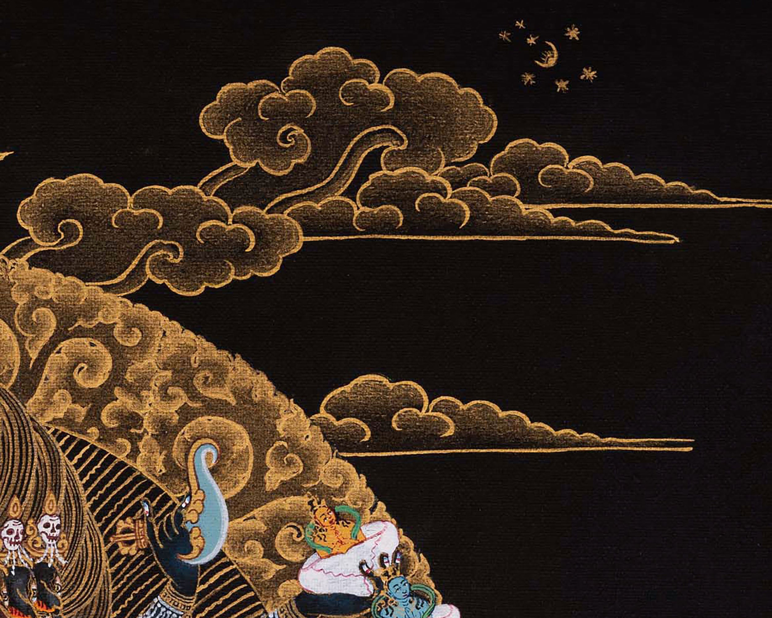Traditional Handcrafted Hevajra Thangka | Wrathful Hevajra Deity | Wall Decor
