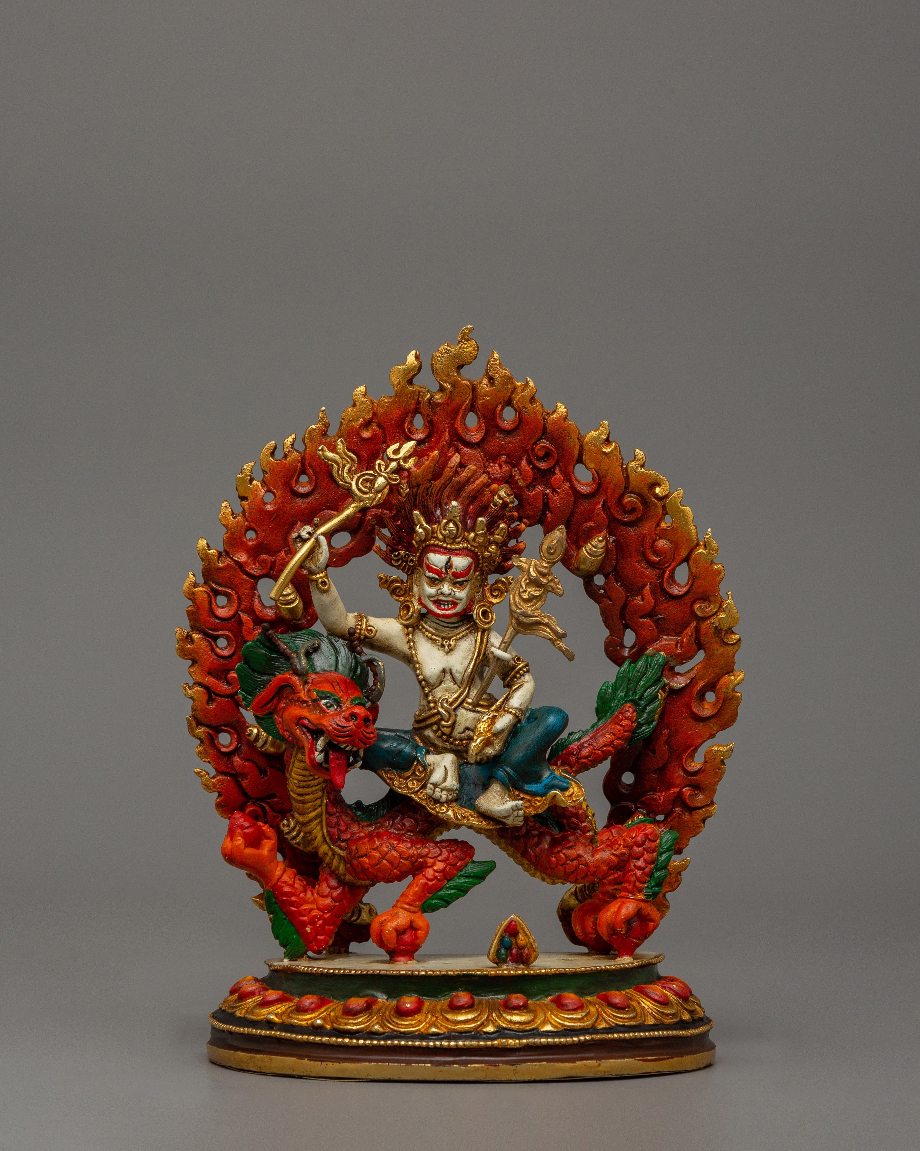 Gold-Plated White Dzambhala