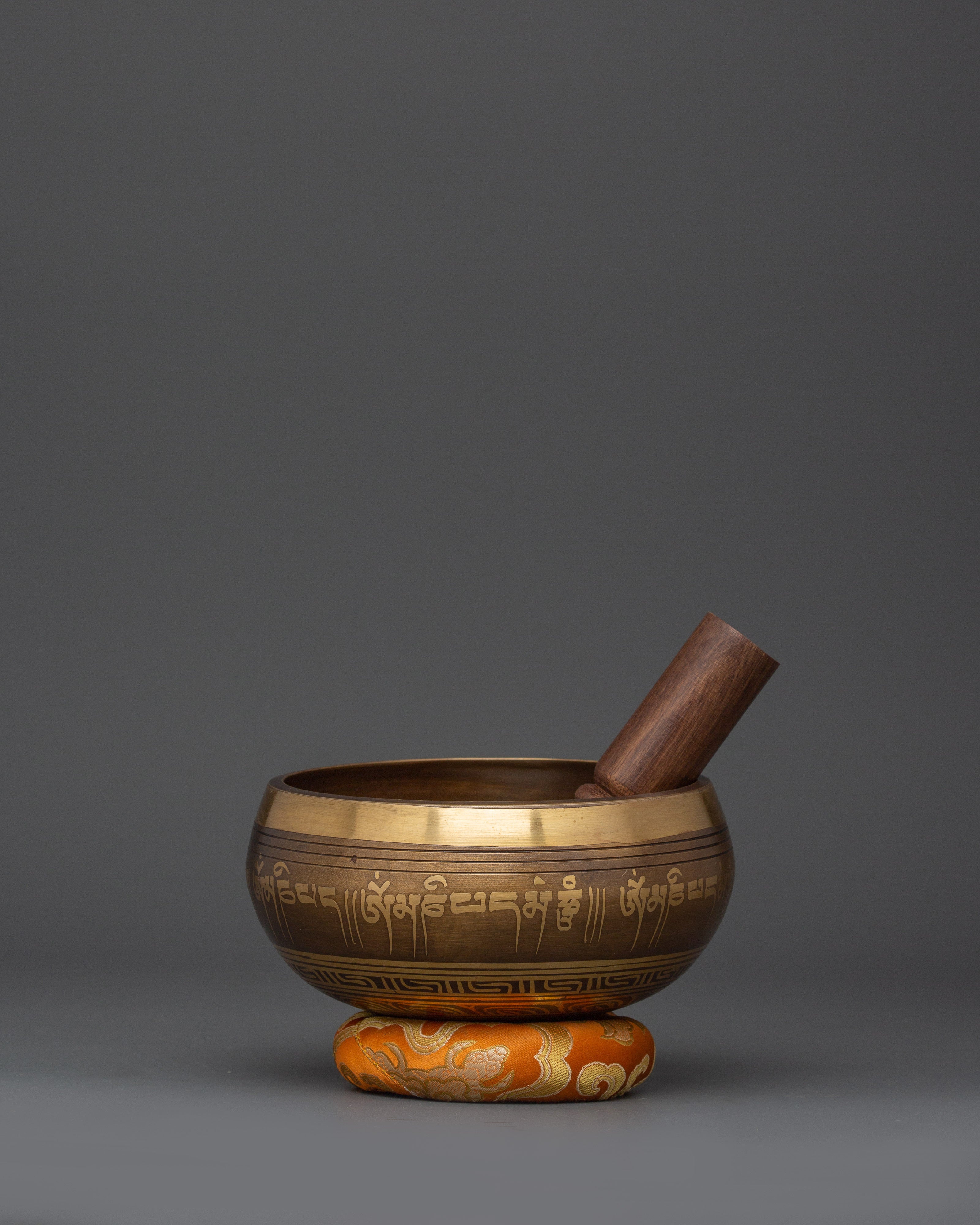 Brass Chakra Healing Bowl