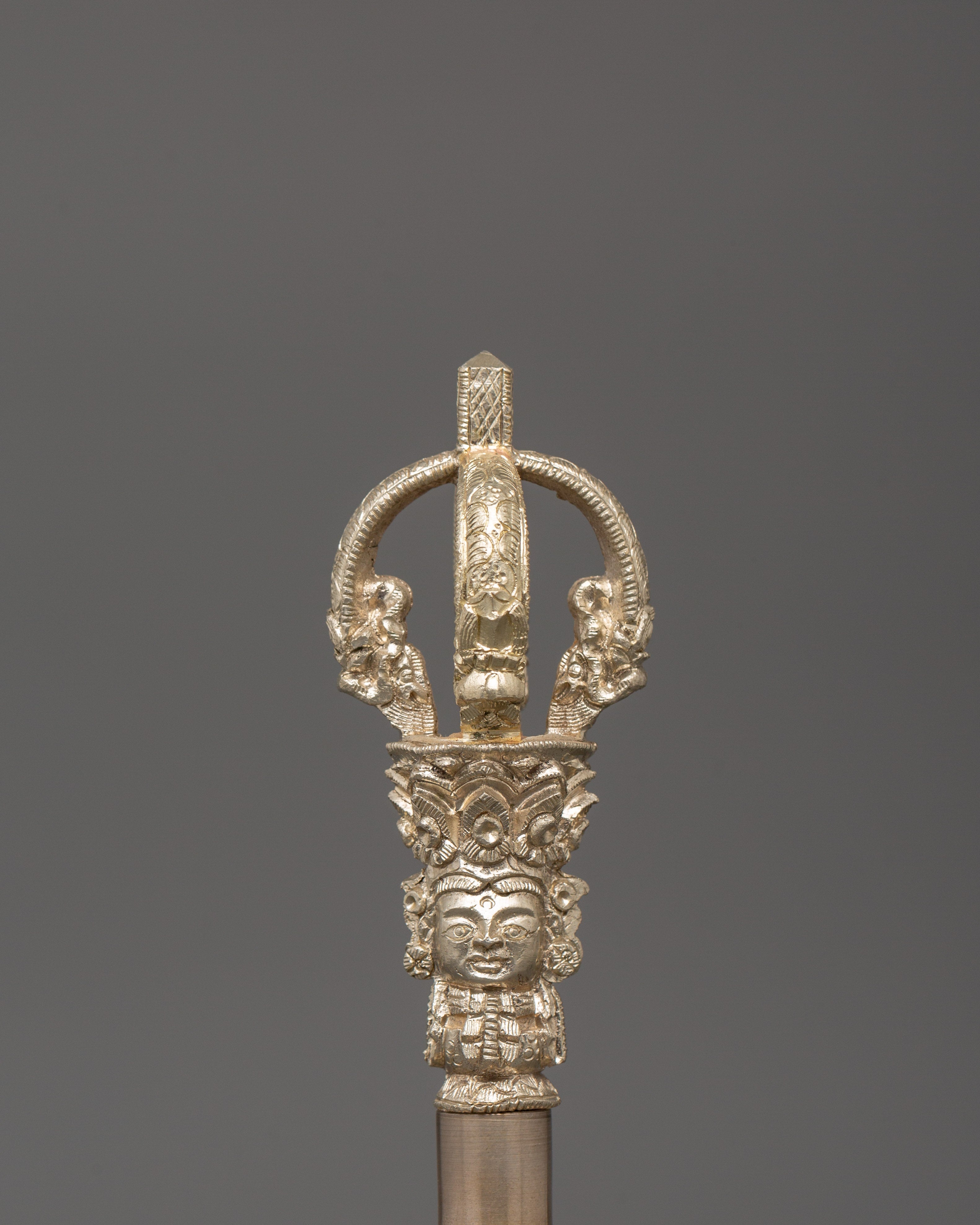 Tibetan Vajra & Bell Set | 7-Metal Bronze Buddhist Ritual Tools