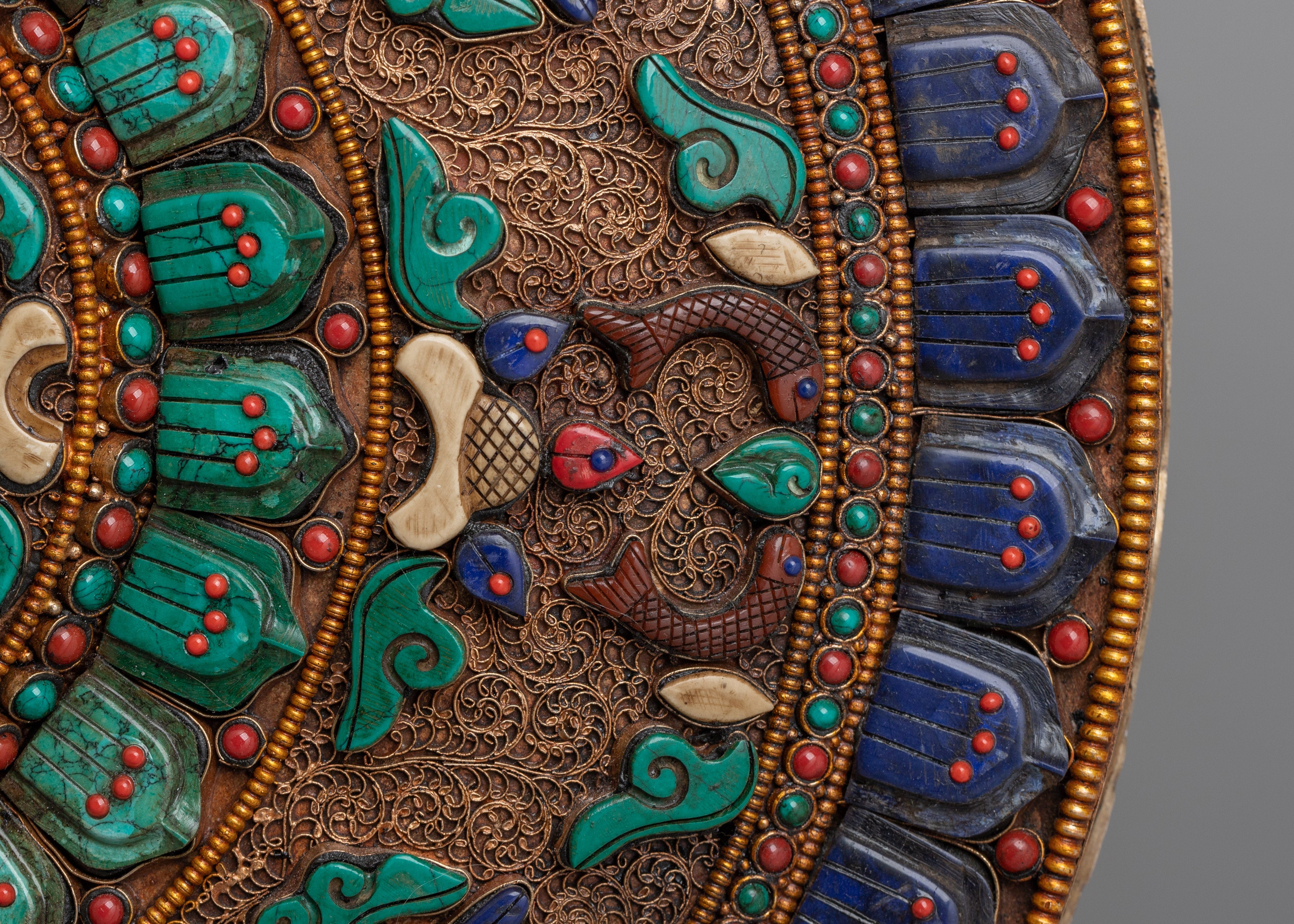Vishwa Vajra Copper Mandala Wall Art | A Symbol of Harmony and Spirituality