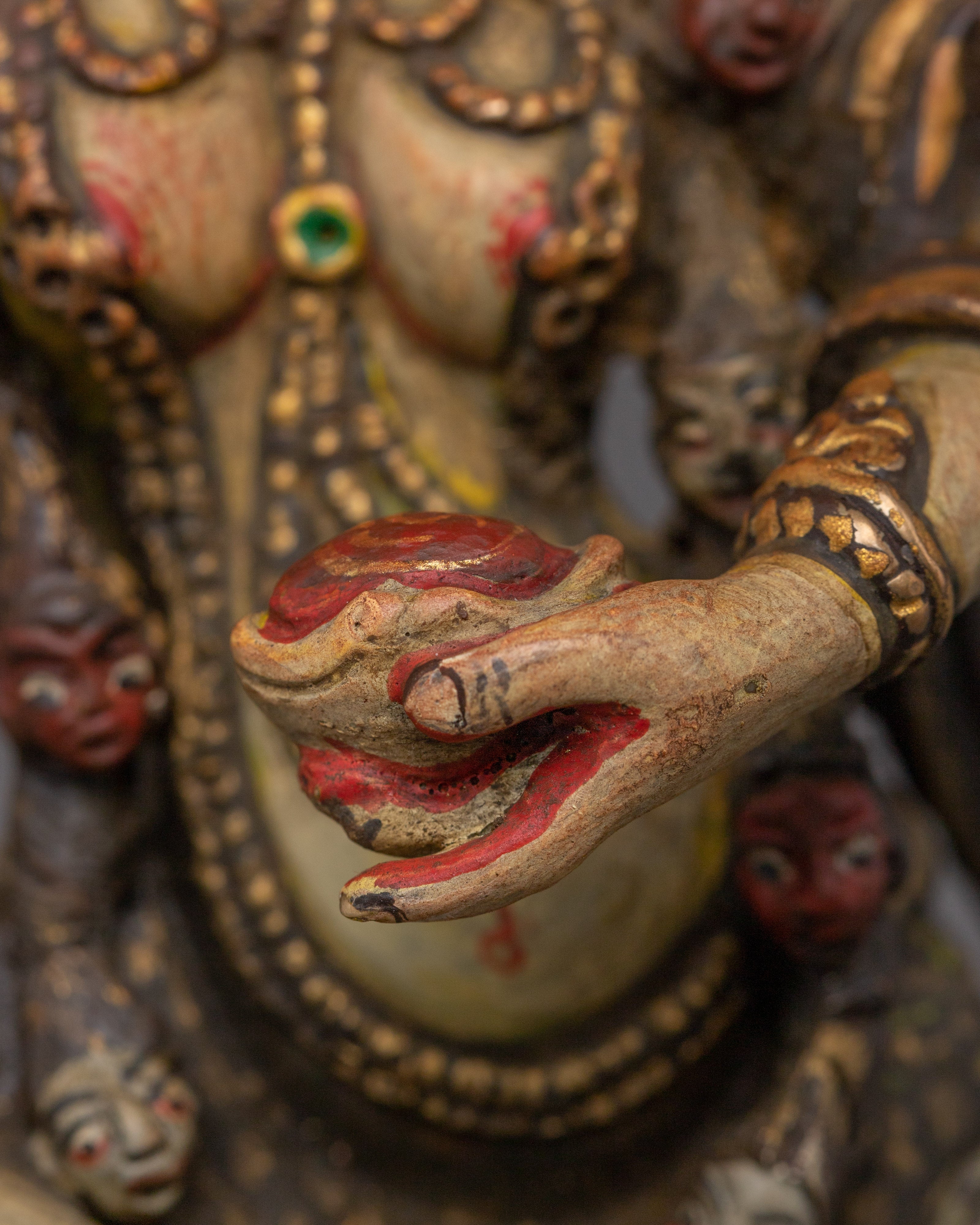 Lion-Headed Dakini, Simha Mukha Statue | Tantric Deity