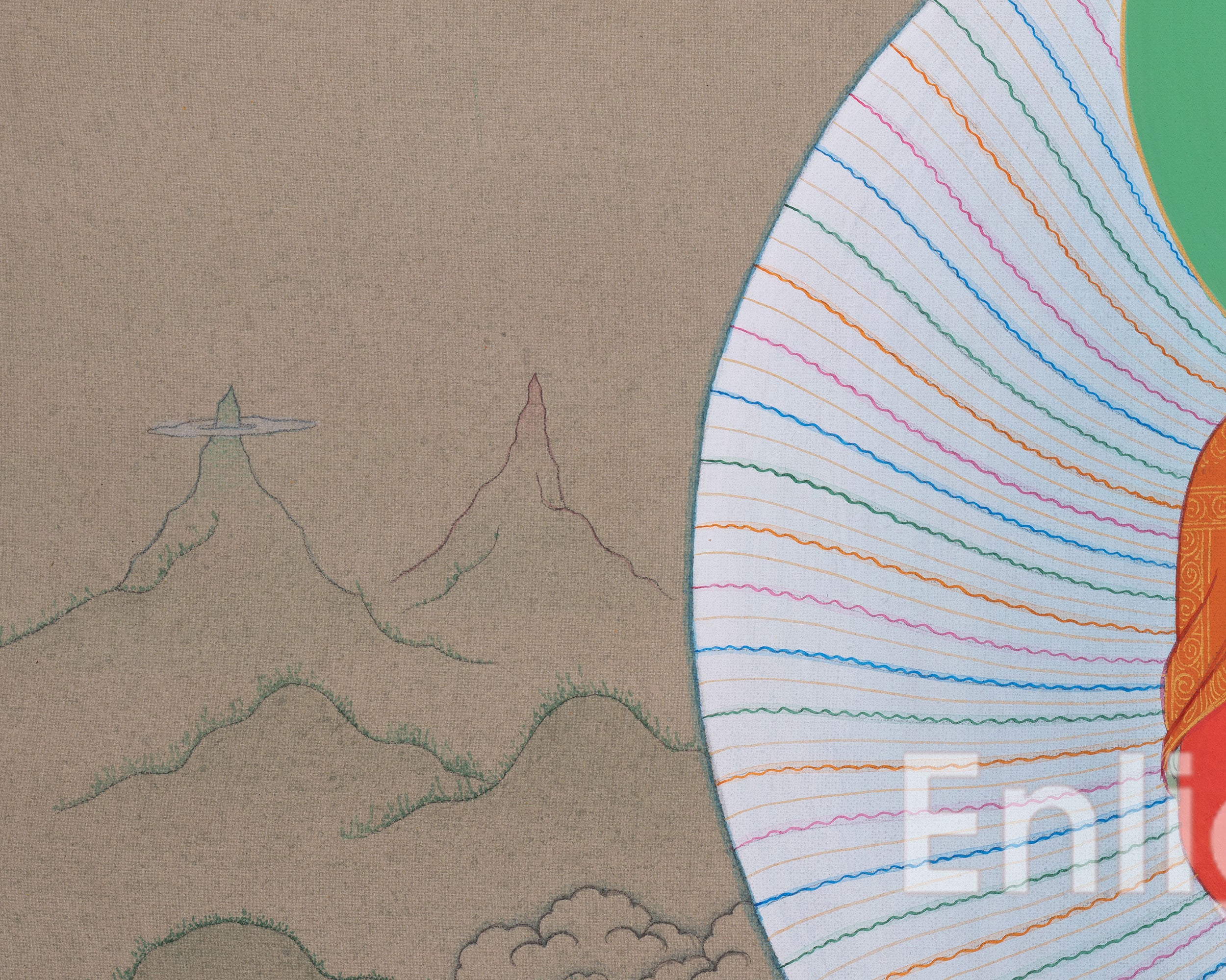 Amitabha Buddha Thangka | Traditional Hand Painted Artwork | Gift Idea