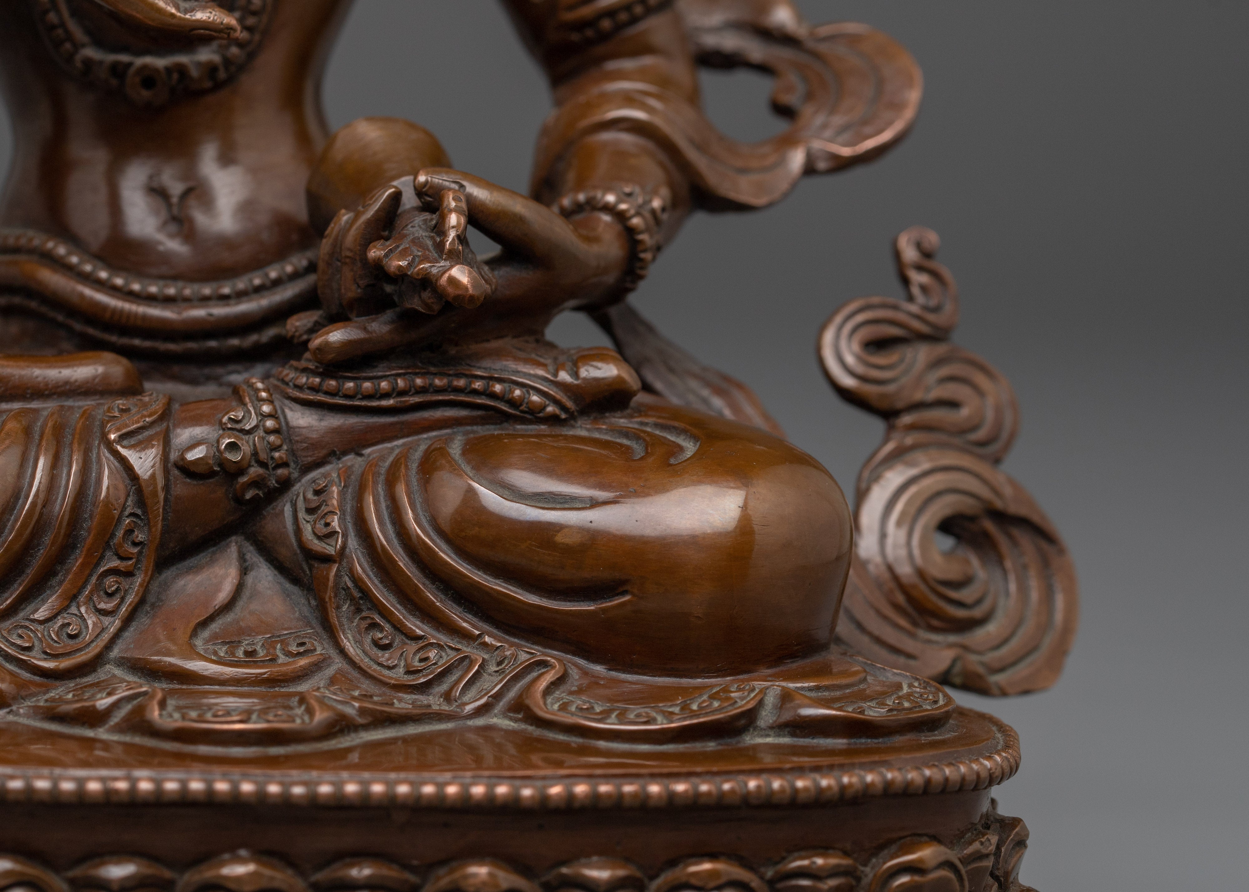 Oxidized Dorje Sempa Statue | Vajrasattva - Embodiment of Purity
