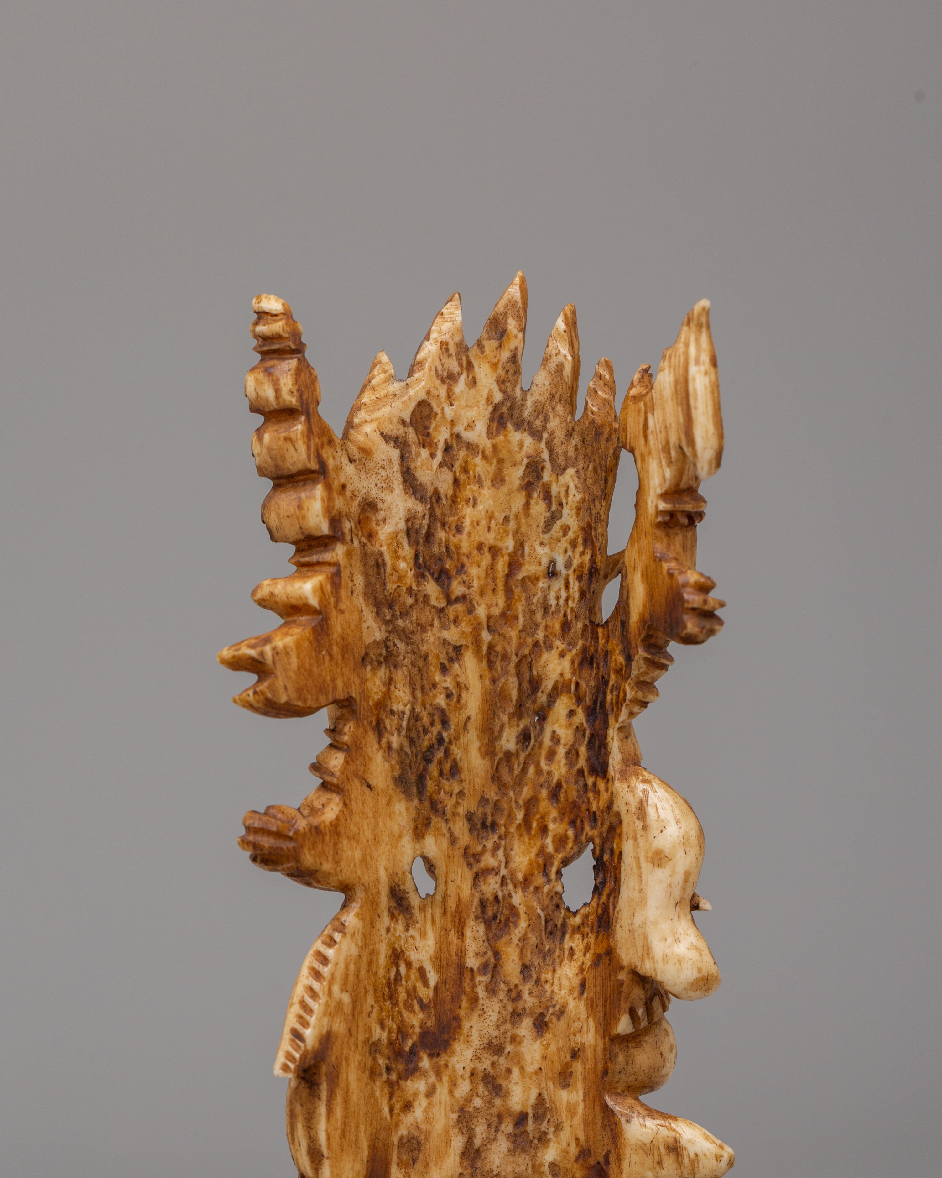 Sacred Dorje Phagmo Bone Sculpture | Handcrafted Ritual Artifact