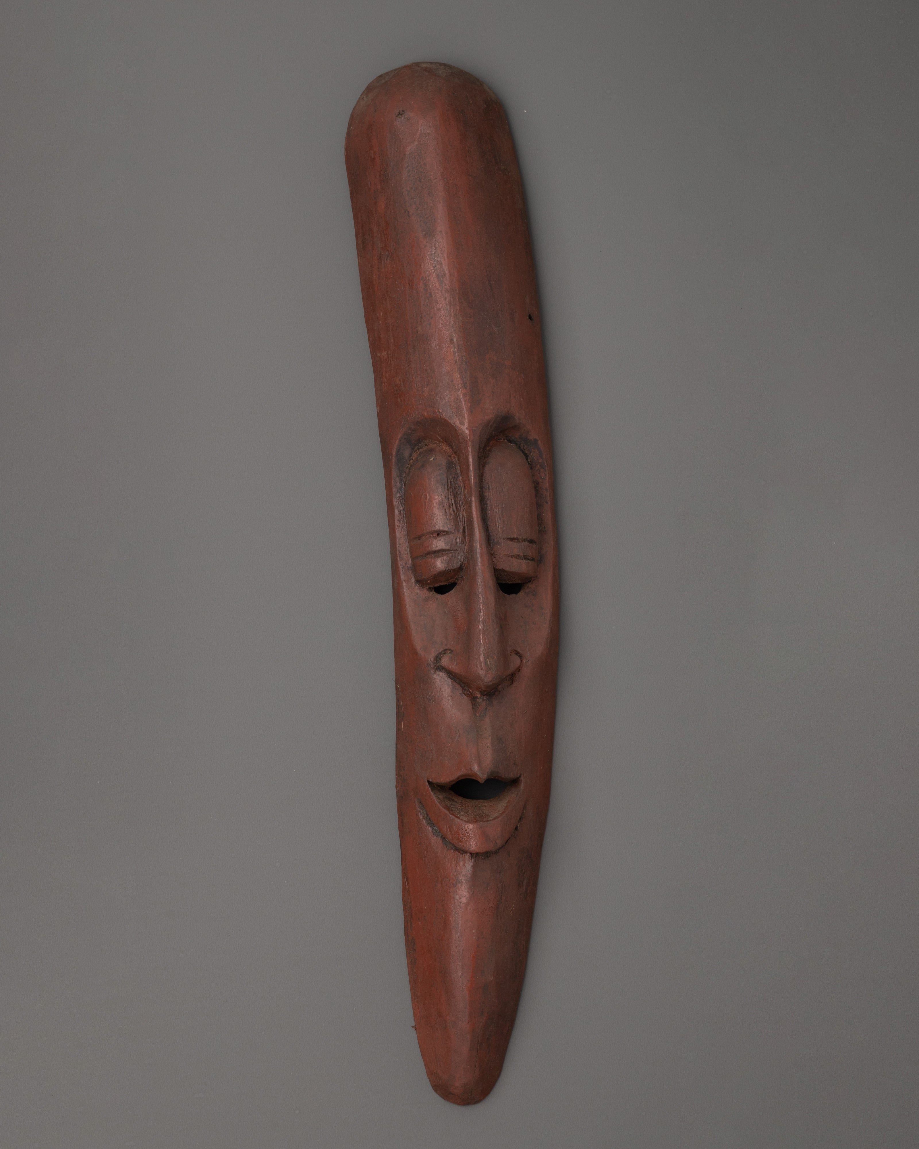 handcrafted-tibetan-wooden-long Face Mask