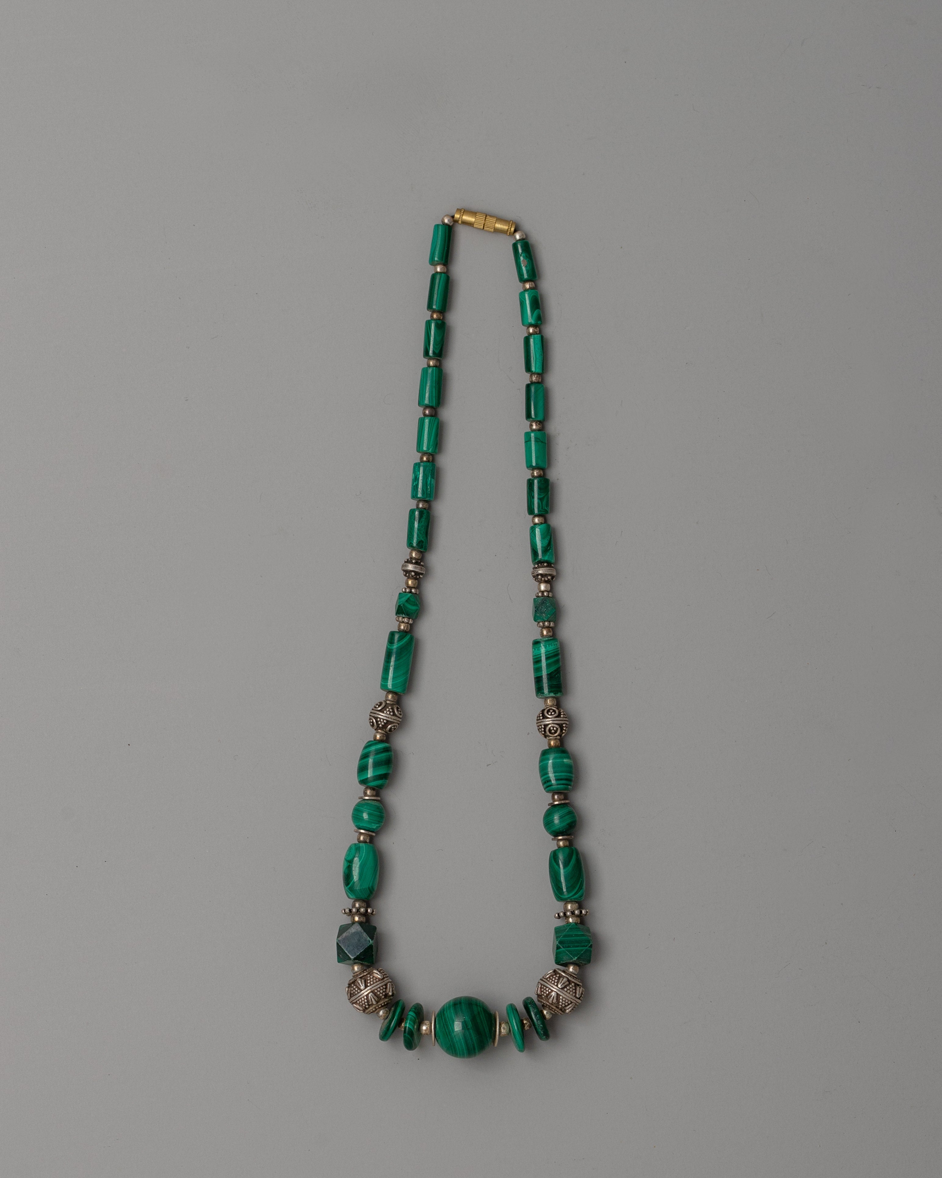 Malachite Beaded Necklace