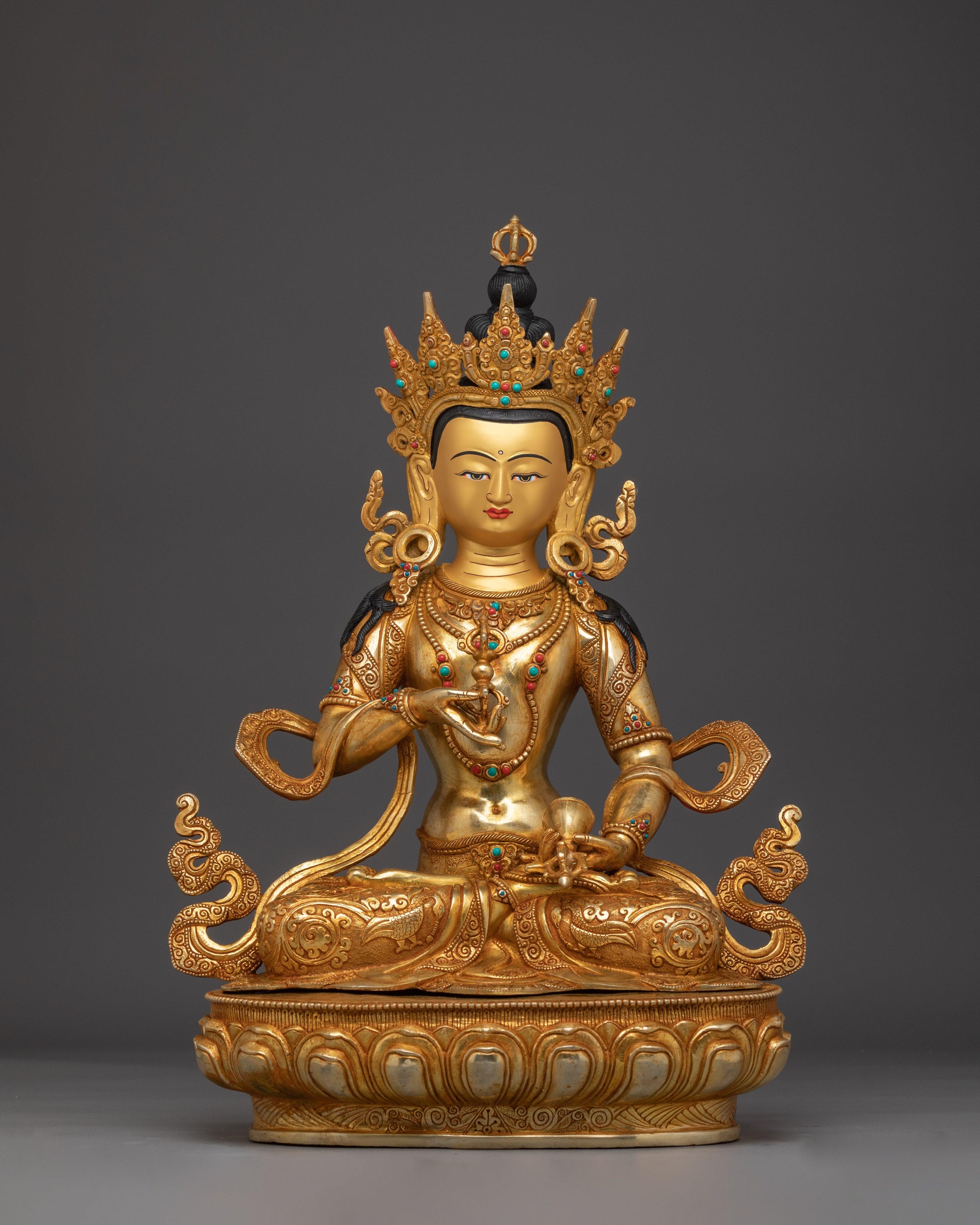 Buddhist Artwork of Vajrasattva - Deity for Purification and Spiritual Practice