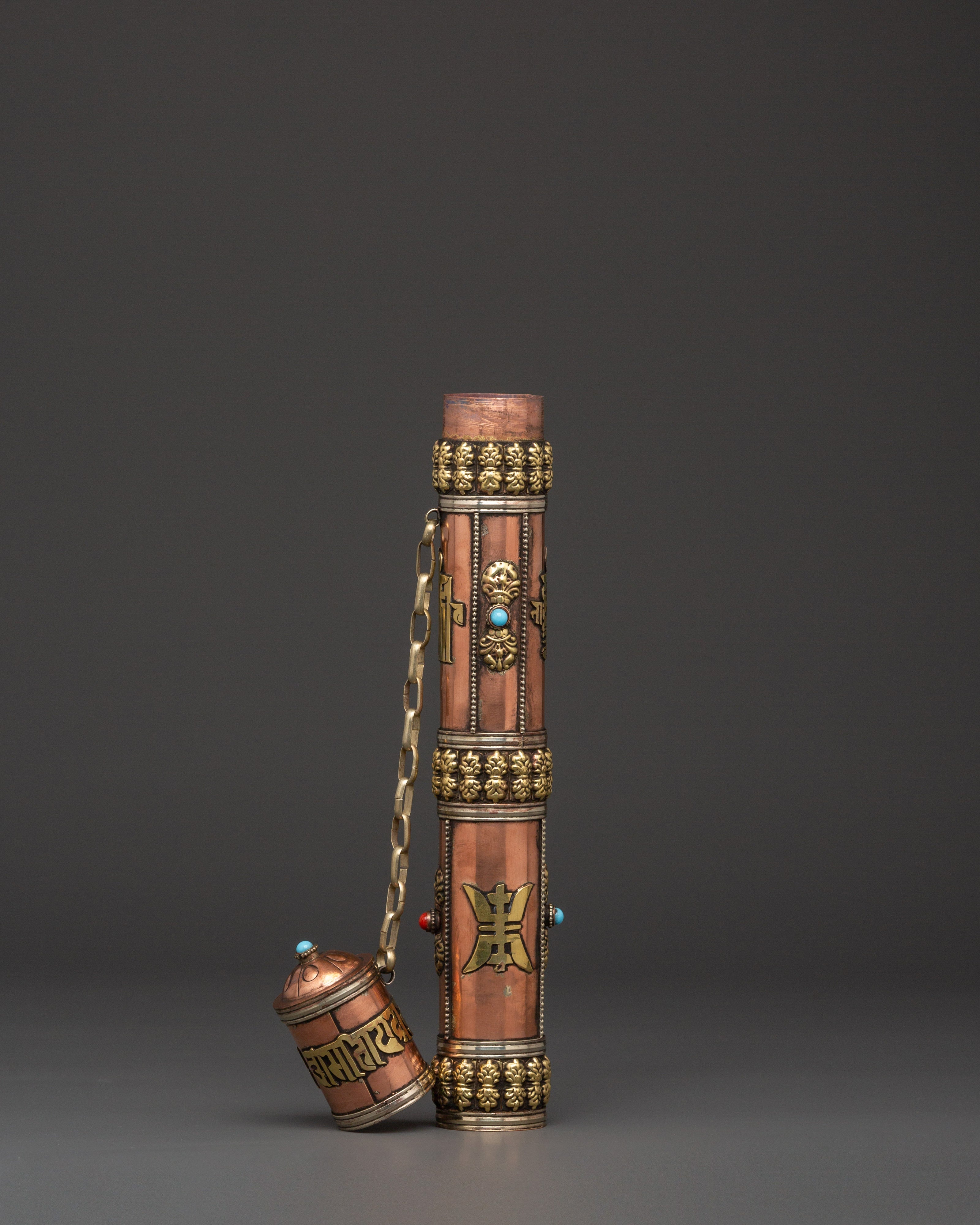 Portable Incense Case | Handcrafted Copper and Brass Holder