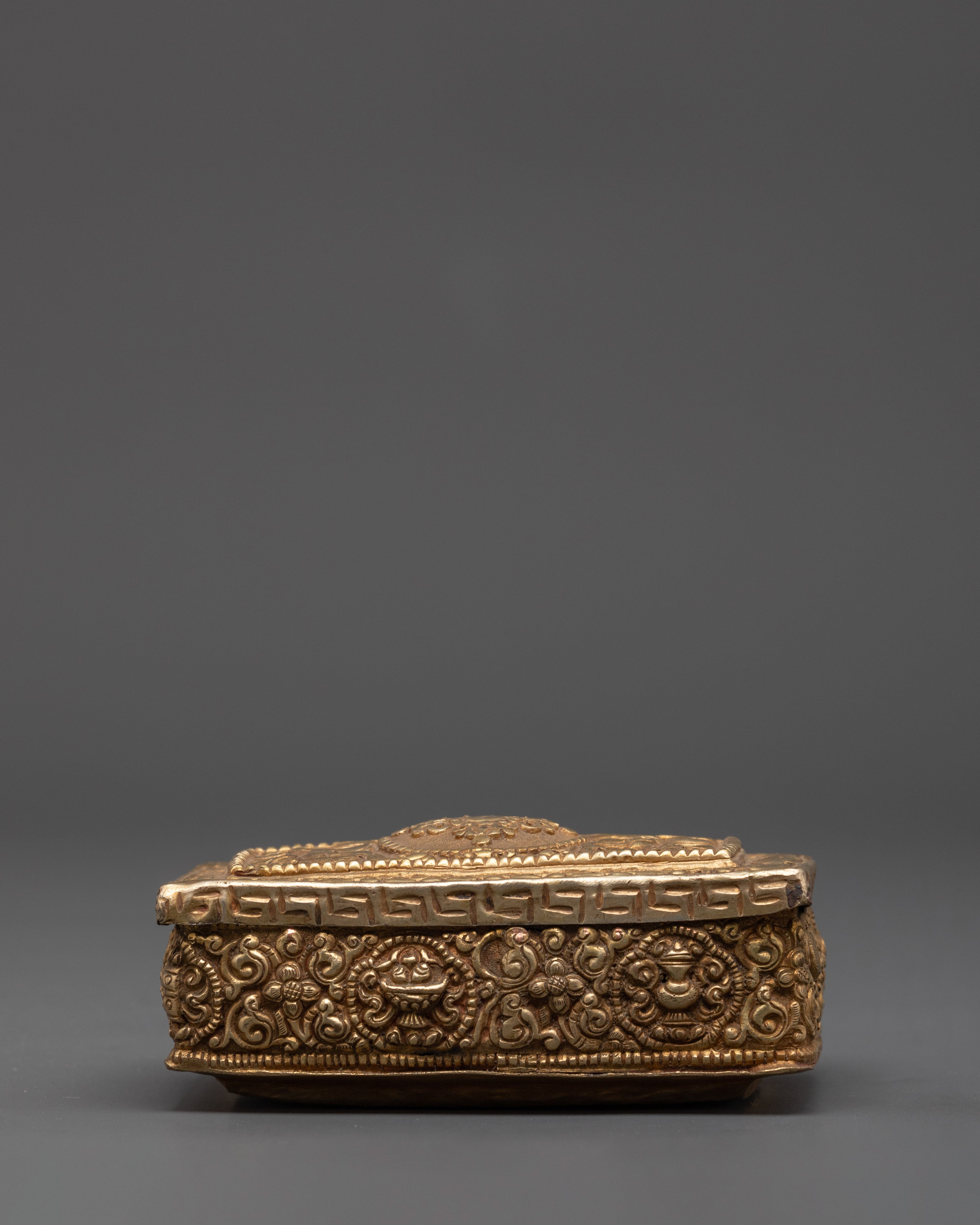 Decorative Gold Plated Keepsake Box