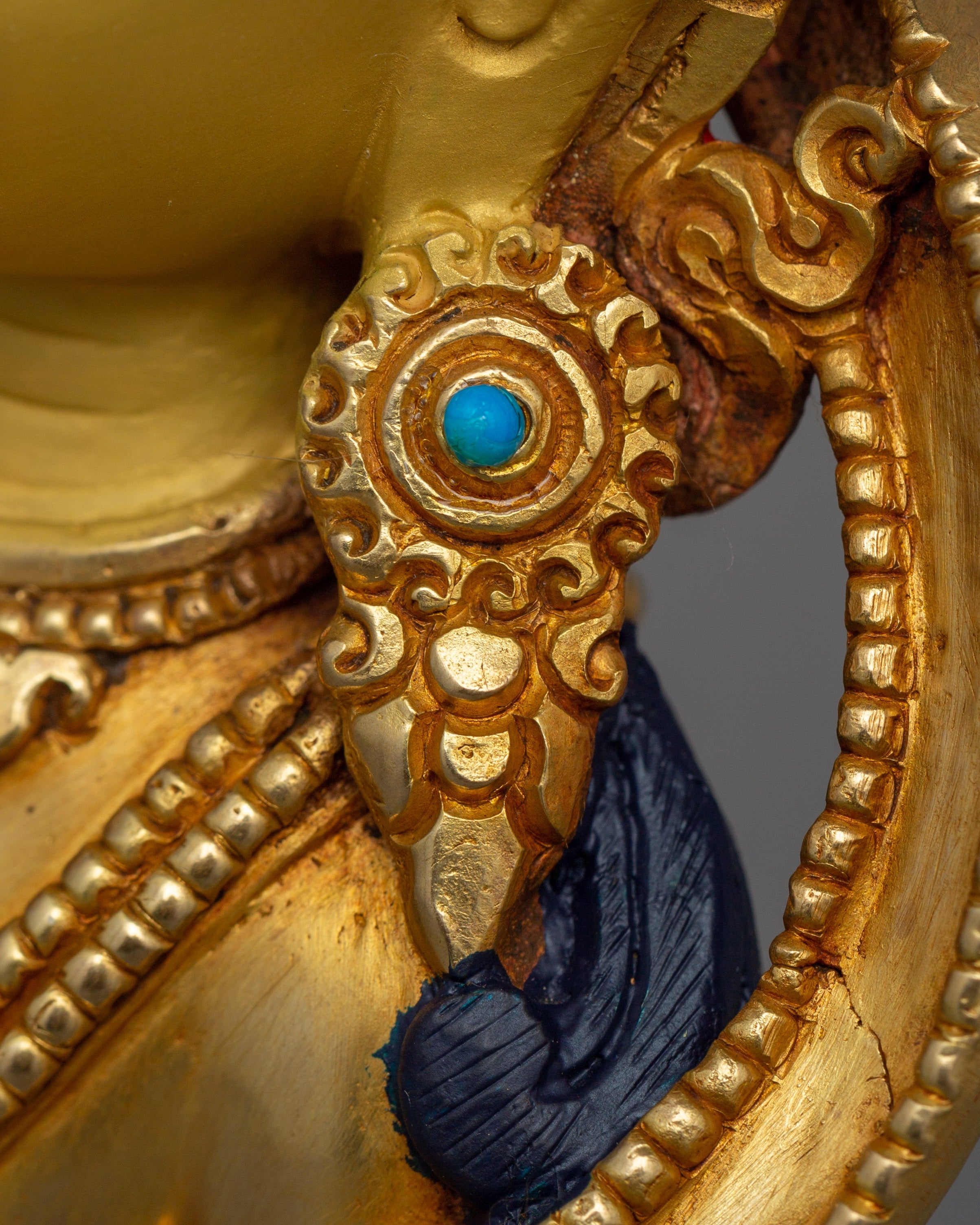 Handmade Statue of Tibetan Deity Amitayus | Compassion and Longevity