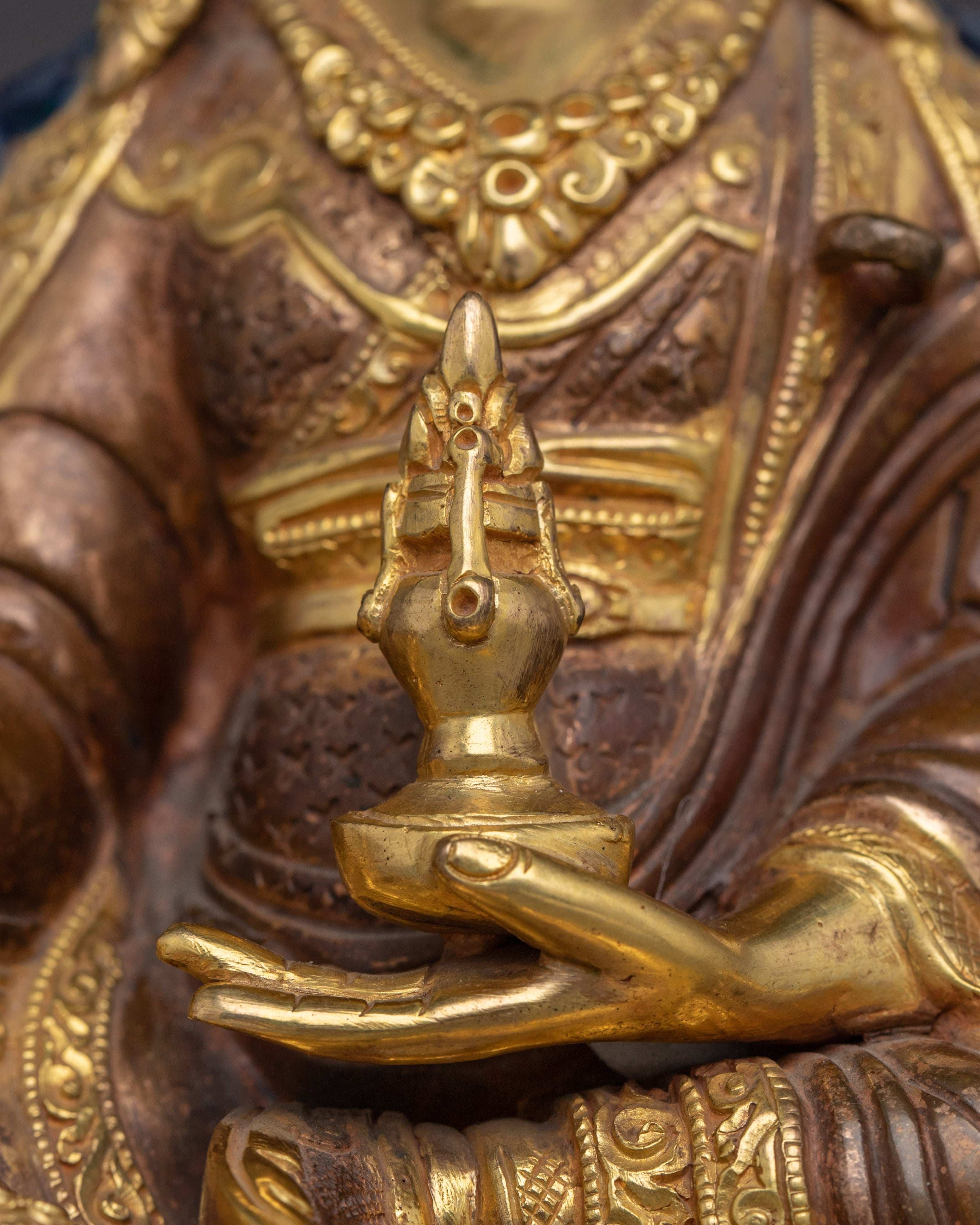 Tibetan Meditating Lord Padmasambhava Statue | Buddha of Spiritual Enlightenment