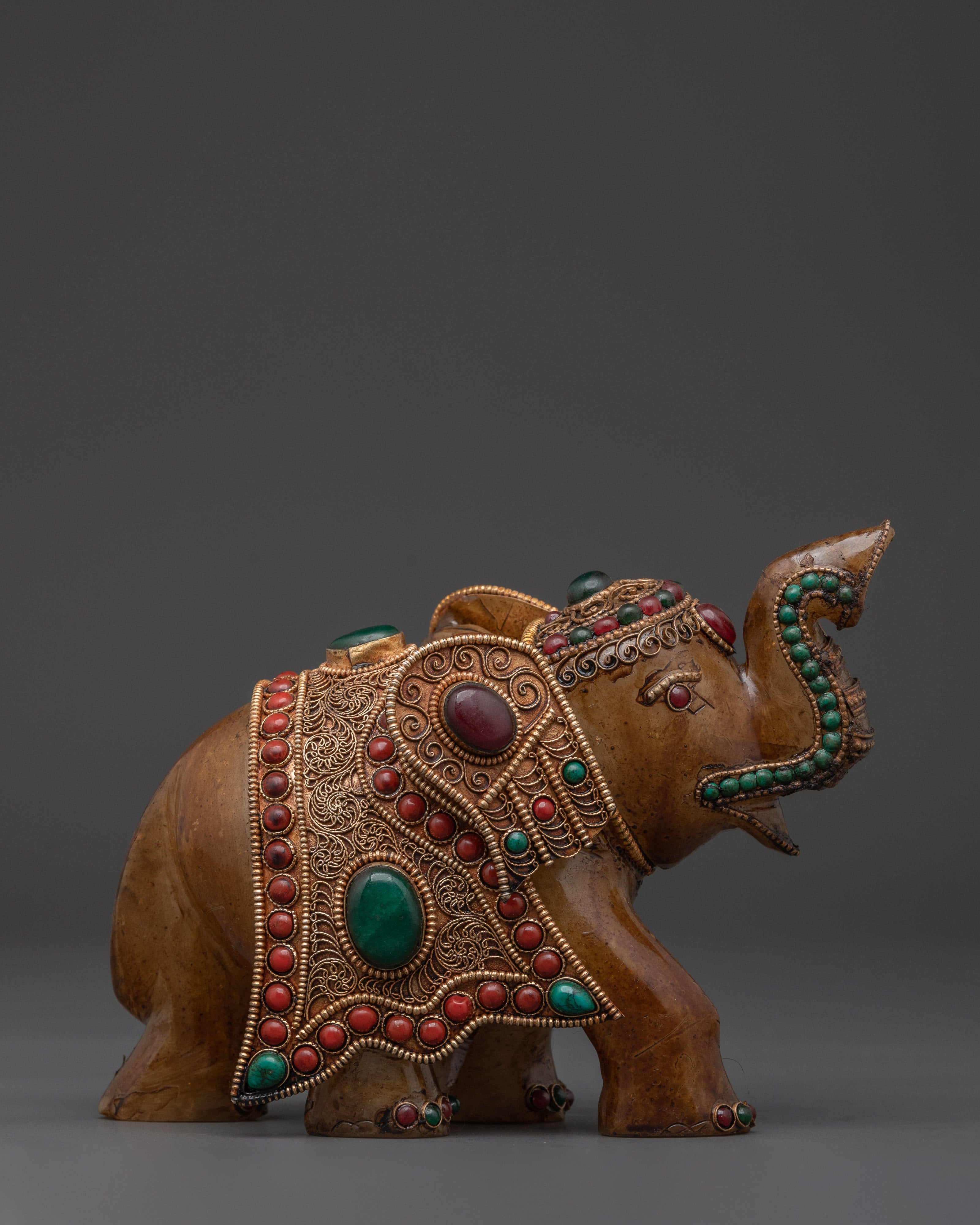 Crystal Elephant Statue