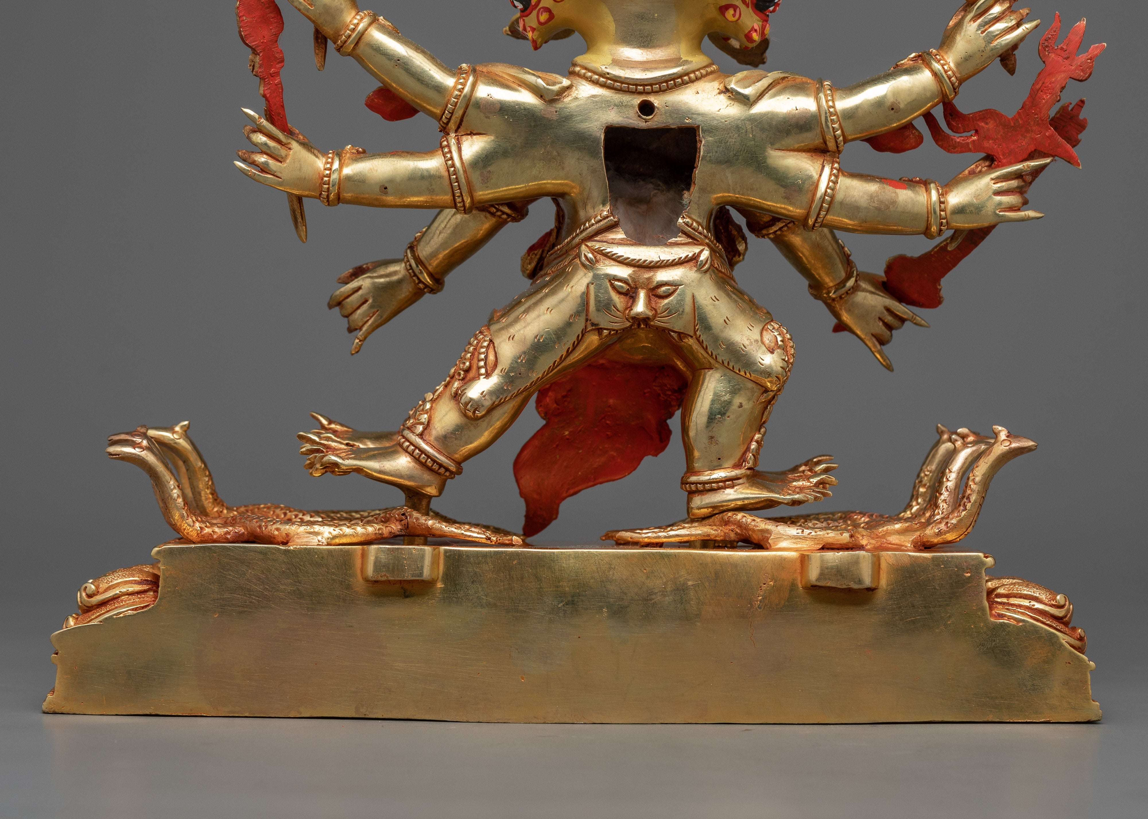 Hayagreeva Sculpture | 24K Gold Gilded Enlightenment