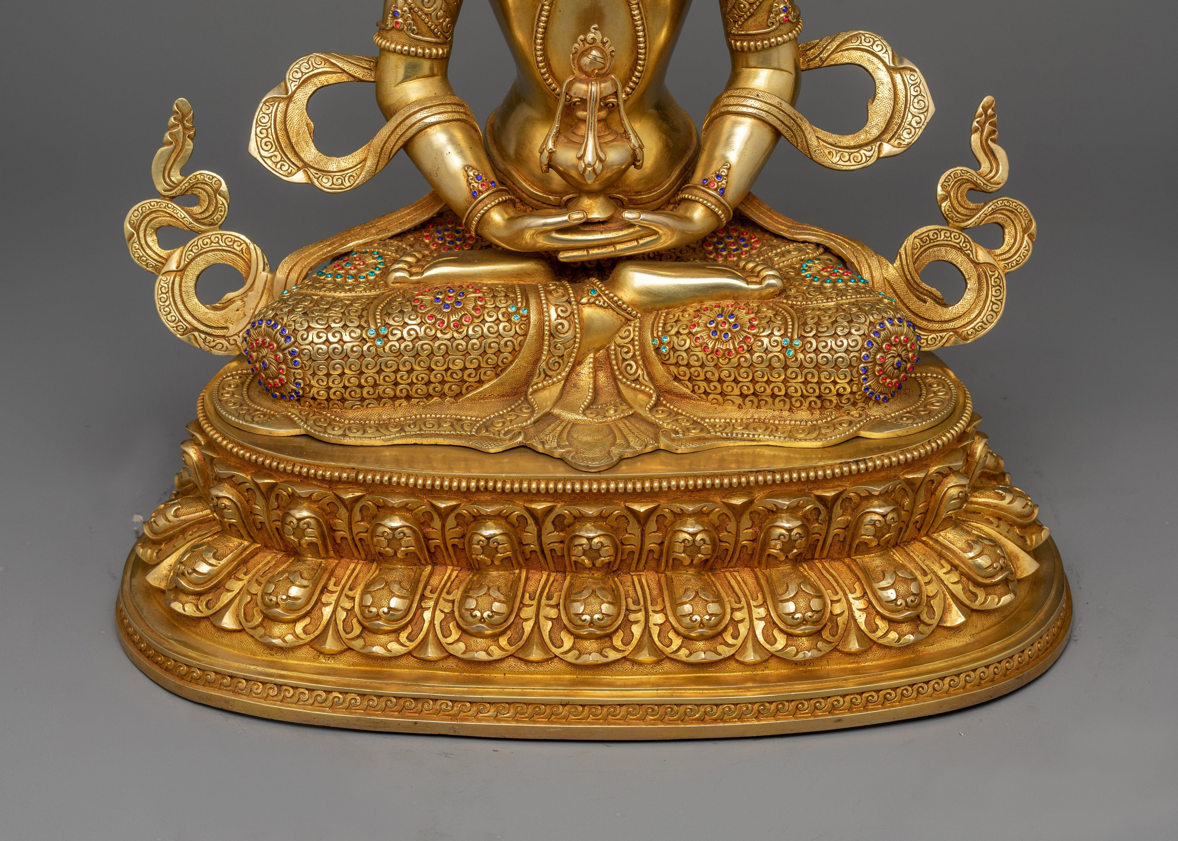 Graceful Amitayus Long Life Deity Statue | Handcrafted Spiritual Elegance