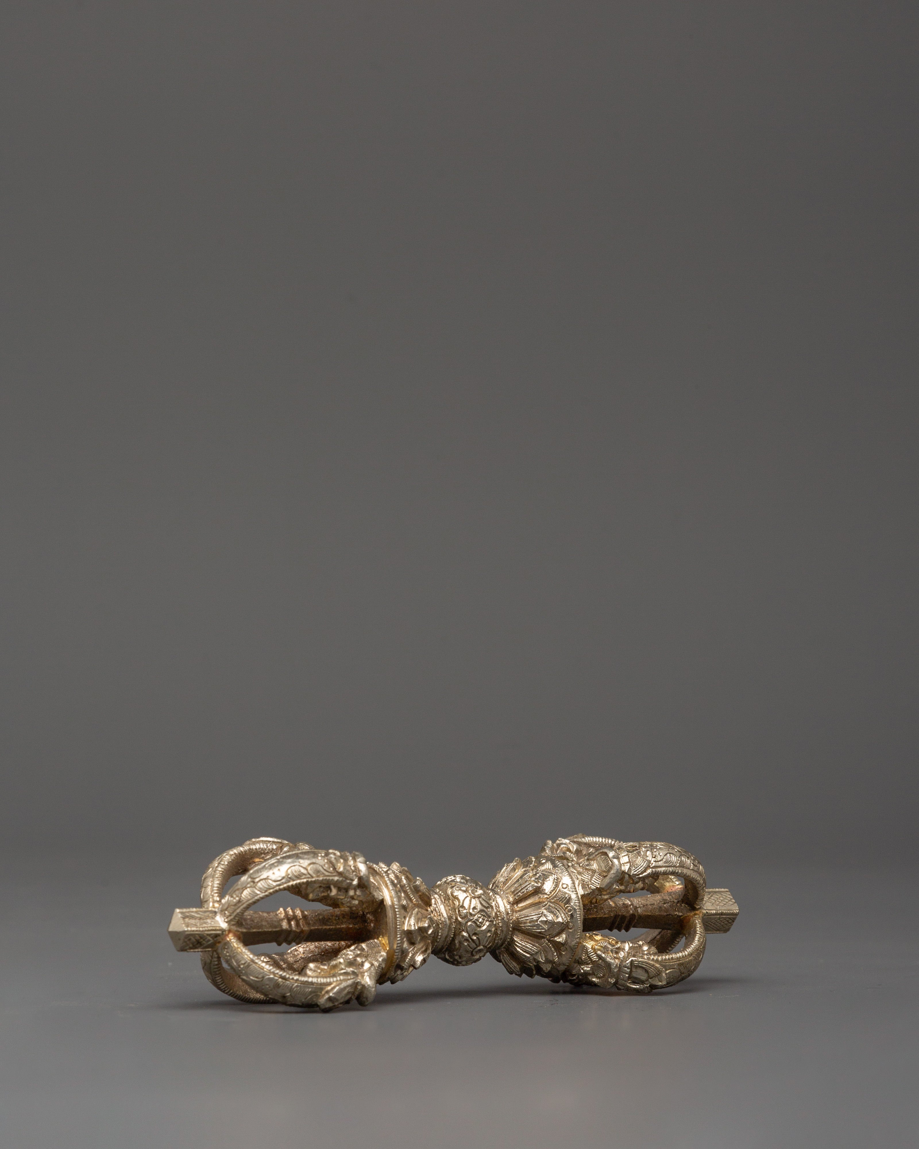 Tibetan Vajra & Bell Set | 7-Metal Bronze Buddhist Ritual Tools