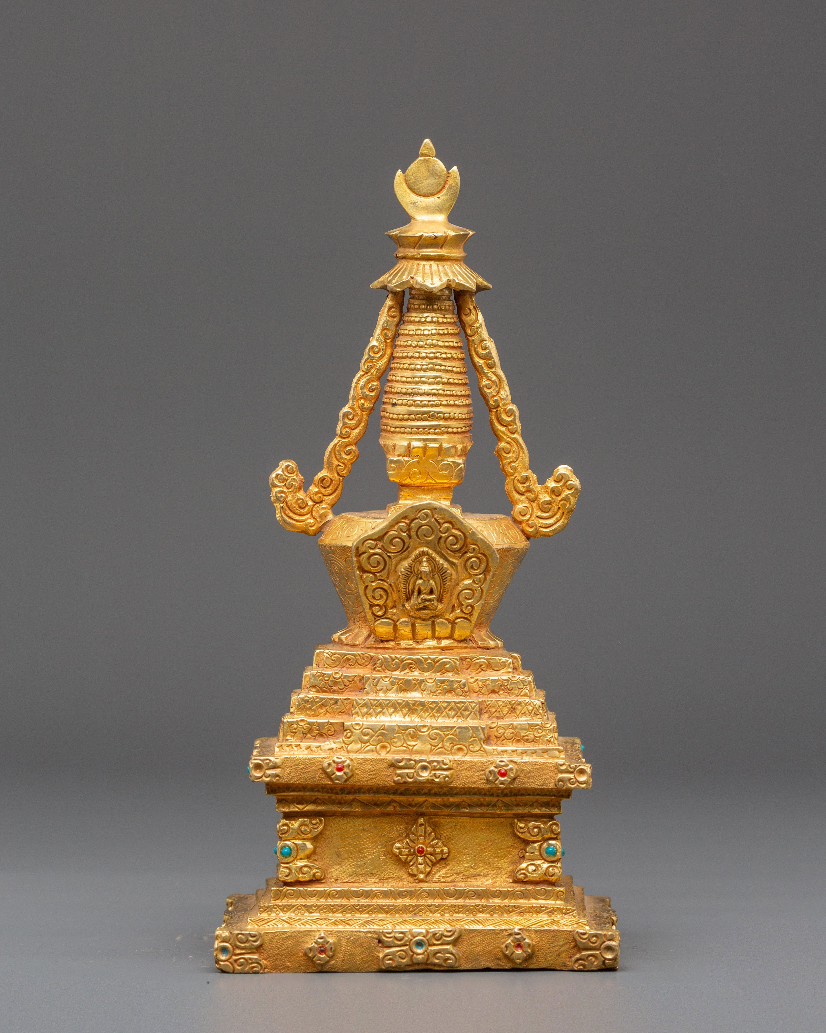 Handcrafted Spiritual Monument Stupa