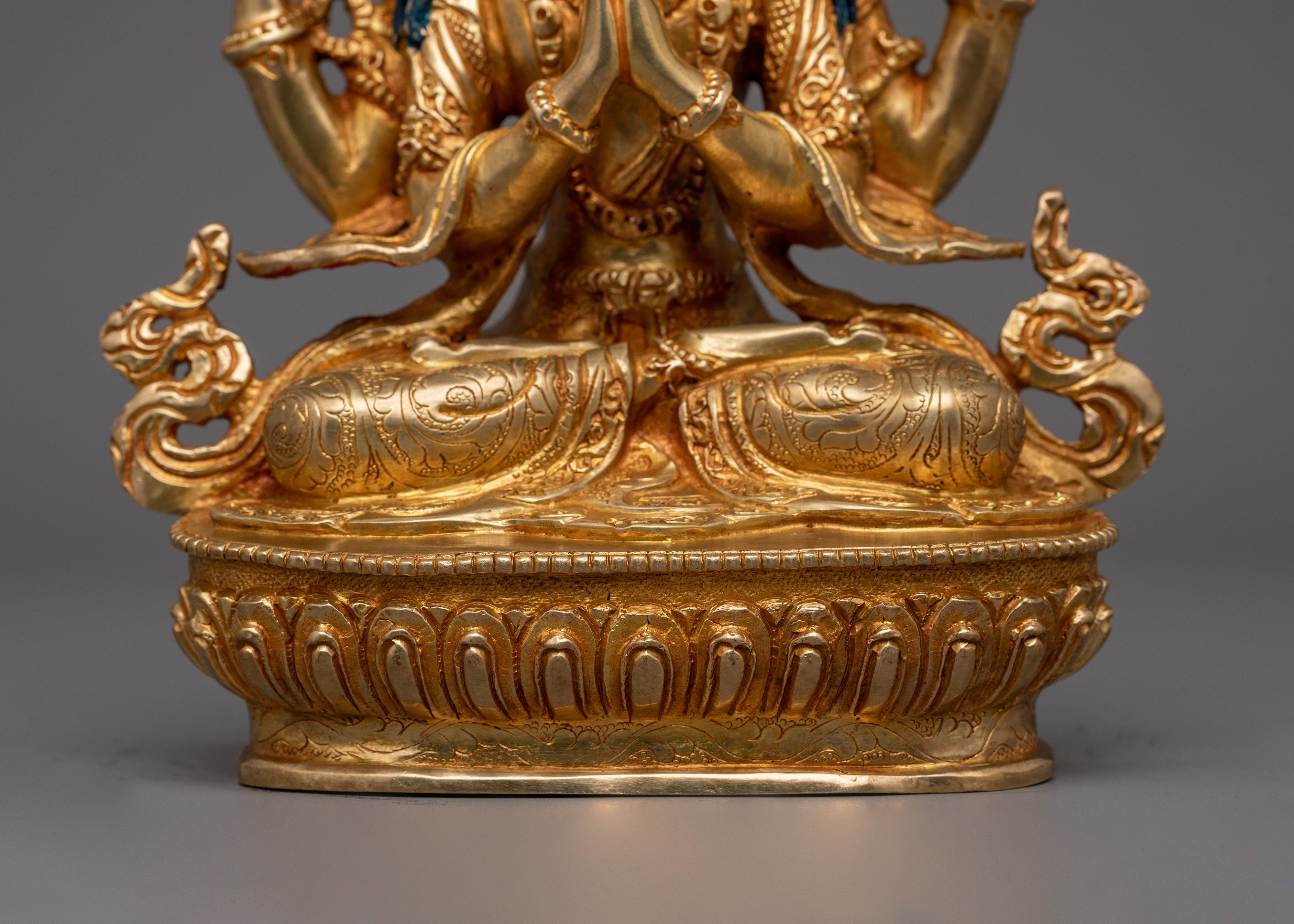 Beautiful 4 Armed Chenrezig Statue | The Bodhisattva of Infinite Compassion