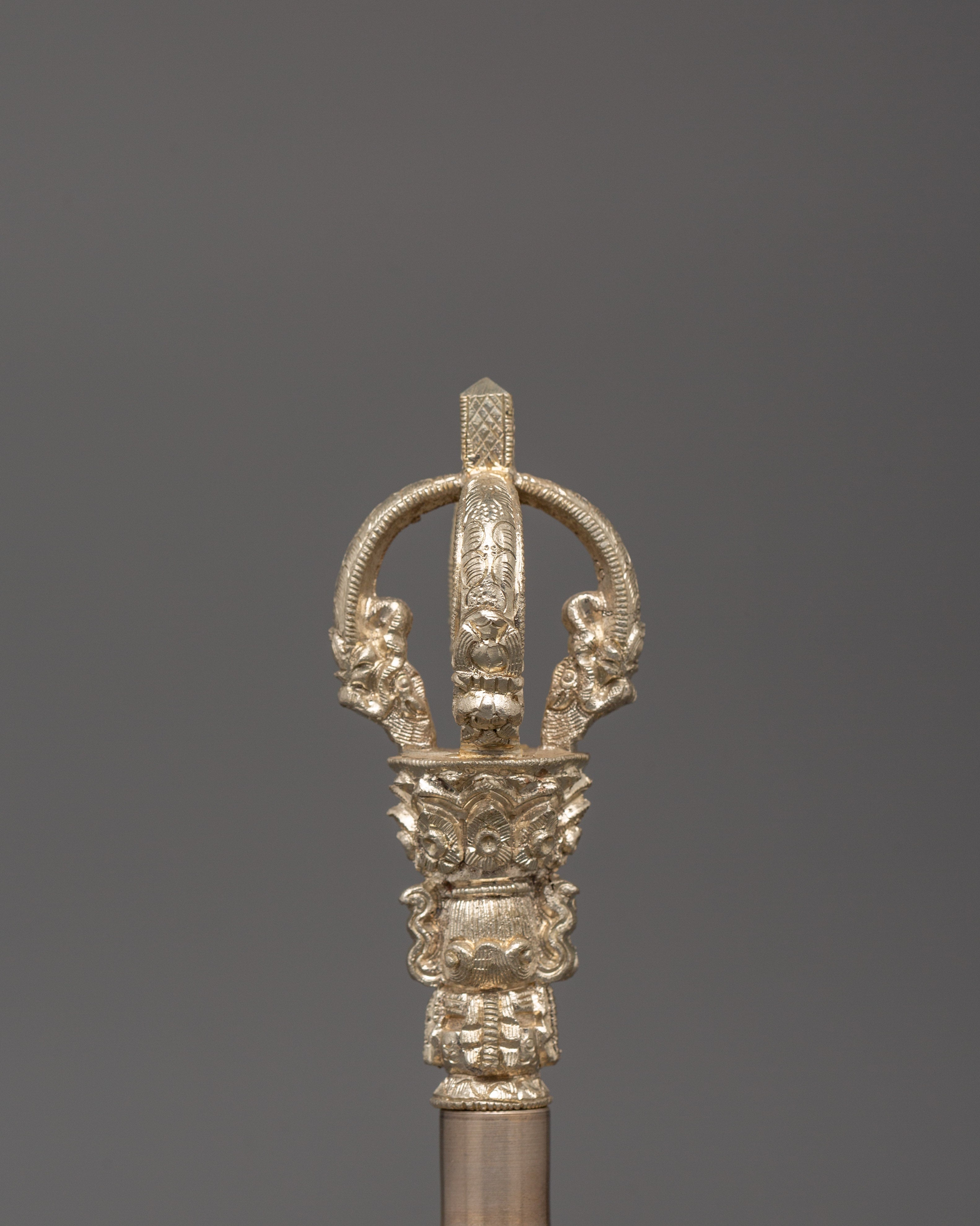 Tibetan Vajra & Bell Set | 7-Metal Bronze Buddhist Ritual Tools