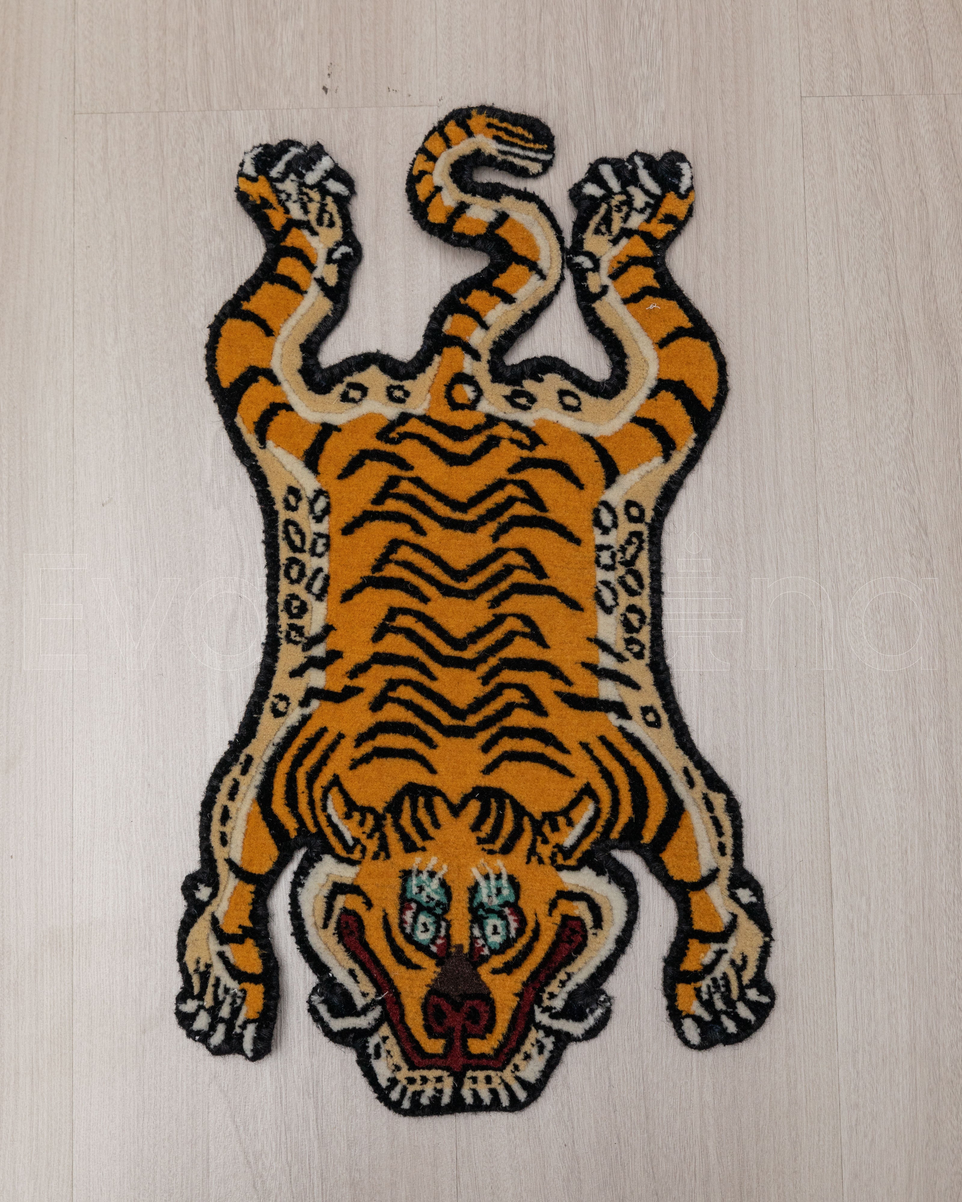 Handmade Tiger Rug