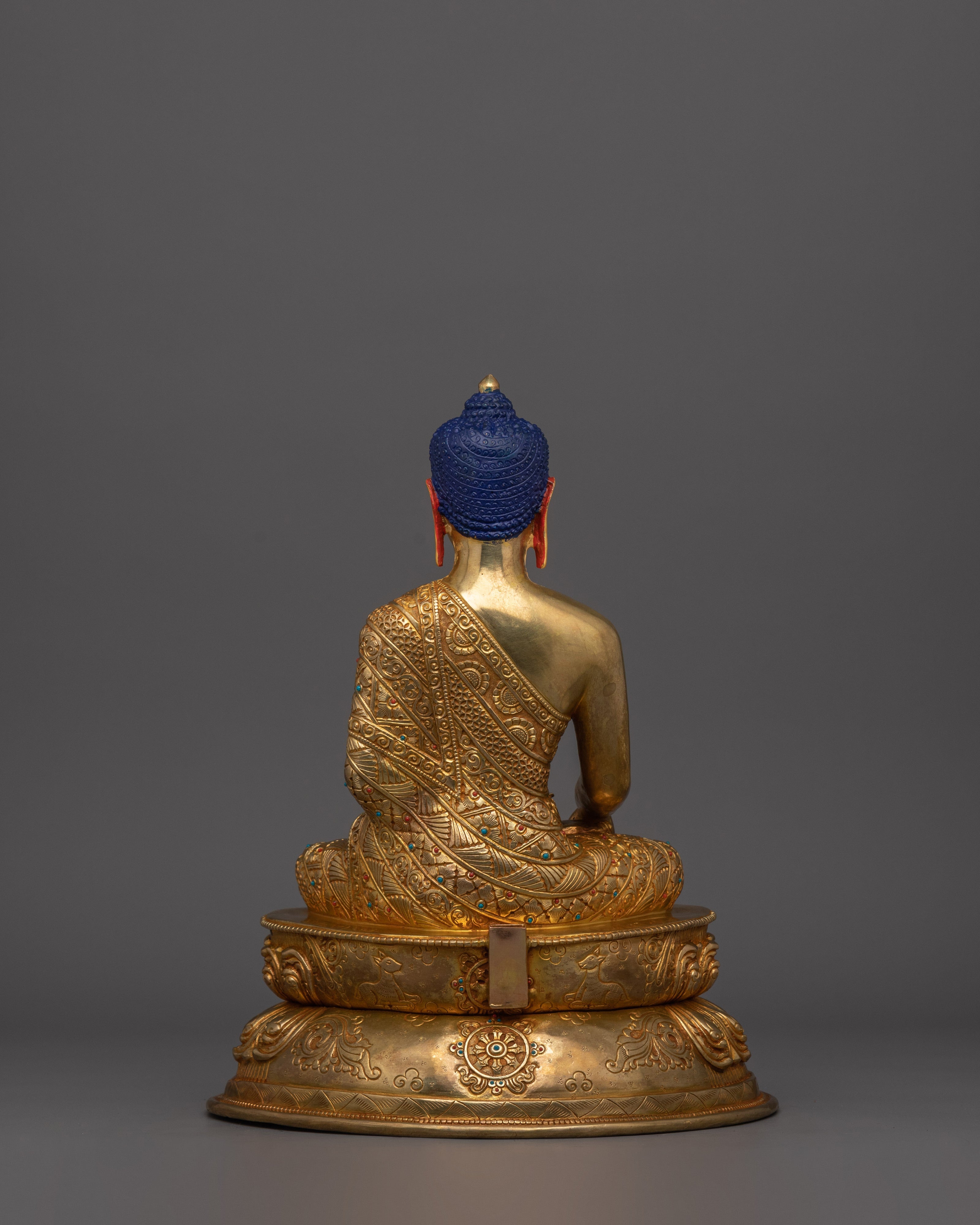 24K Gold Gilded First Buddha Shakyamuni Statue | The Supreme Enlightened One