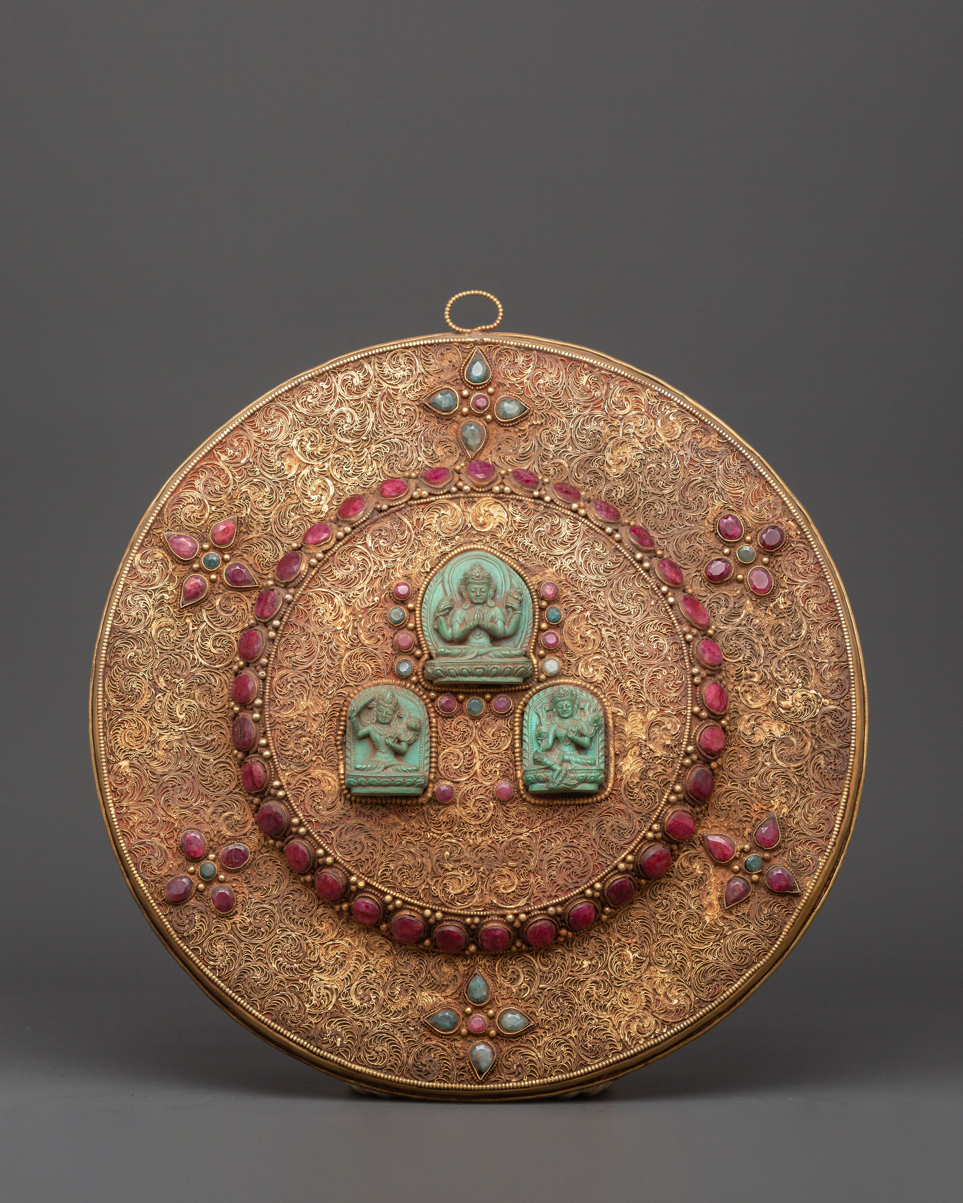 Wall Hanging Madala with Bodhisattvas