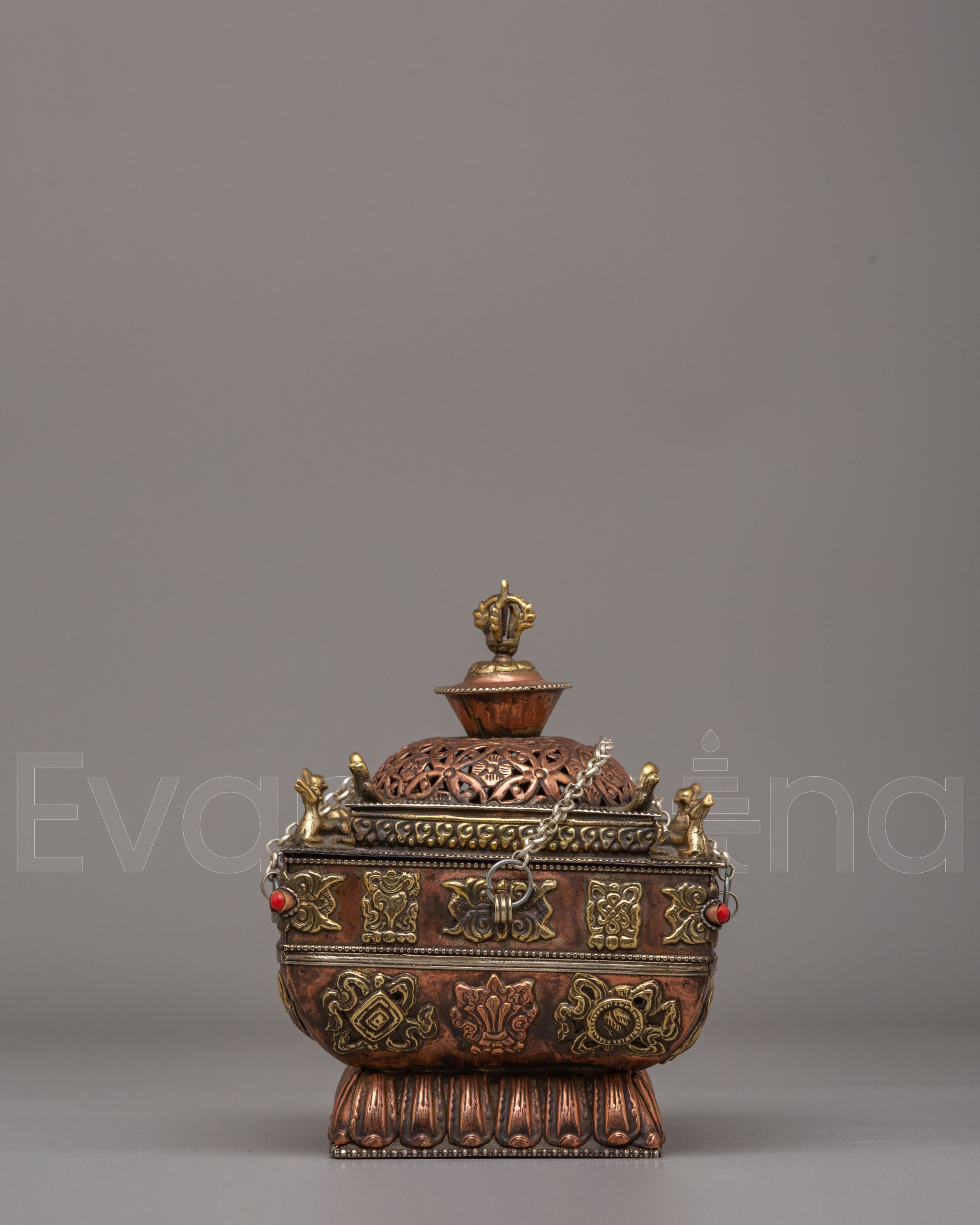 Buddhist Incense Burner For Ritual Offerings | Sacred Tibetan Altar