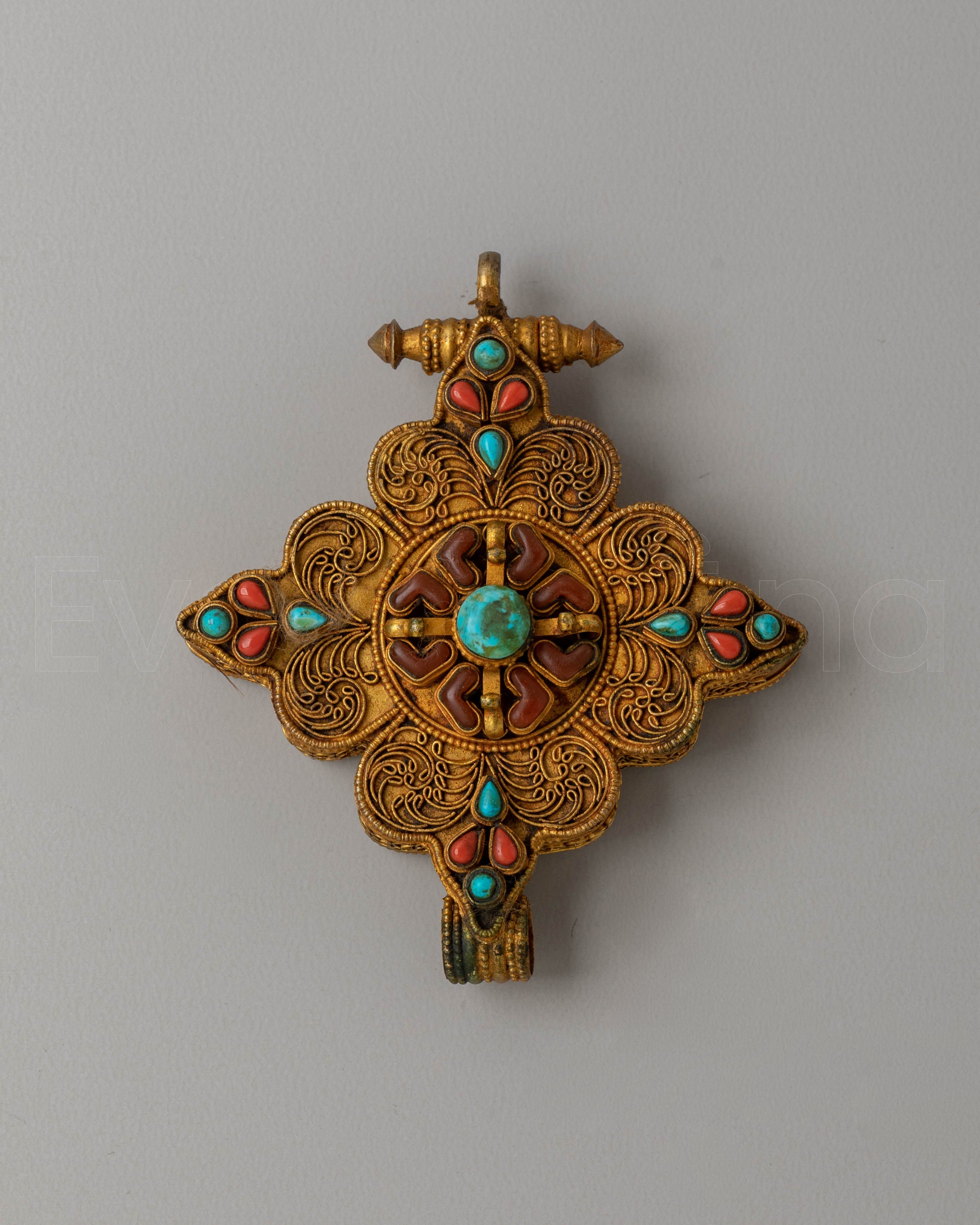 Tibetan Ghau Box Locket For Altar and Shrine