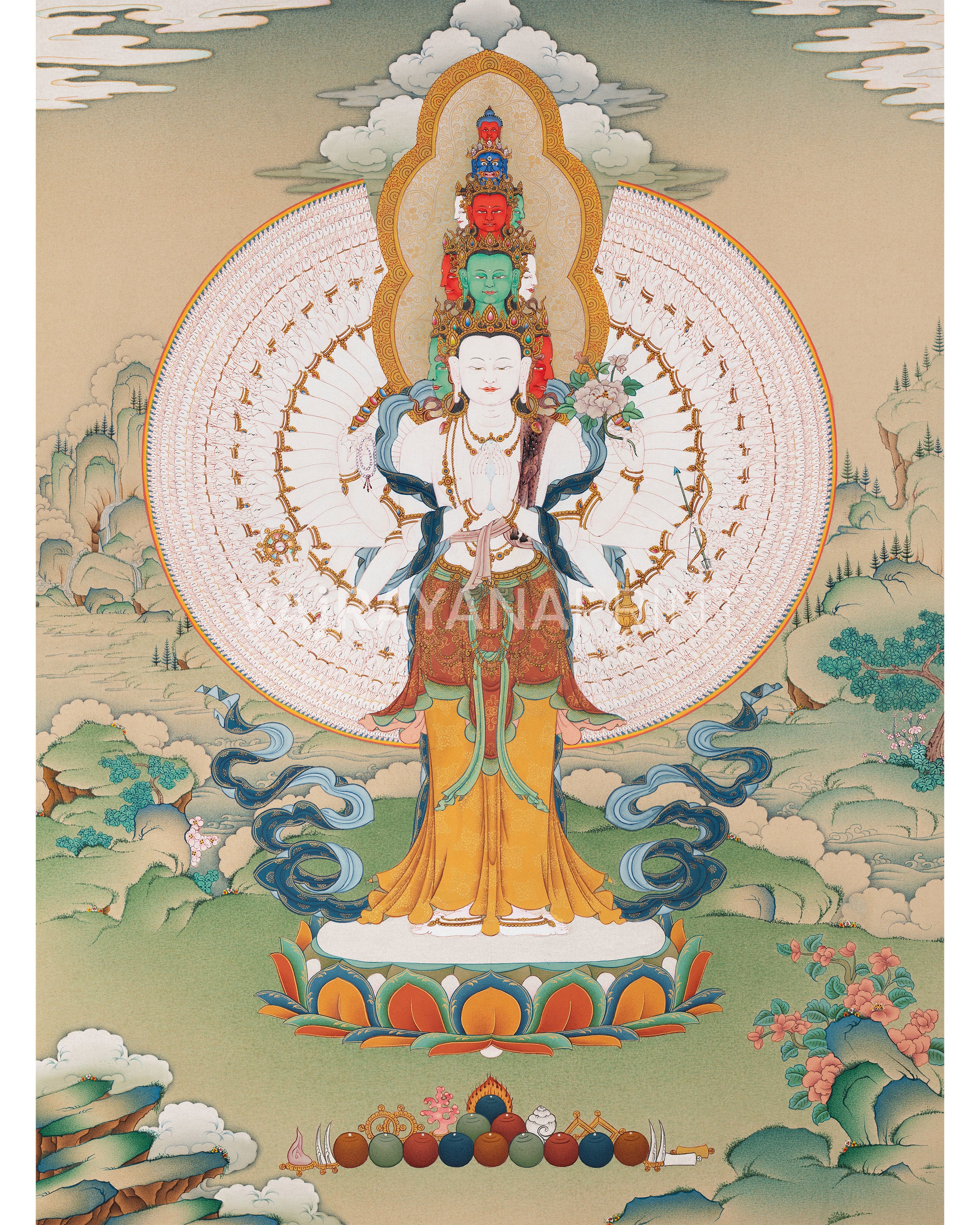1000-armed-avalokiteshvara-canvas-print