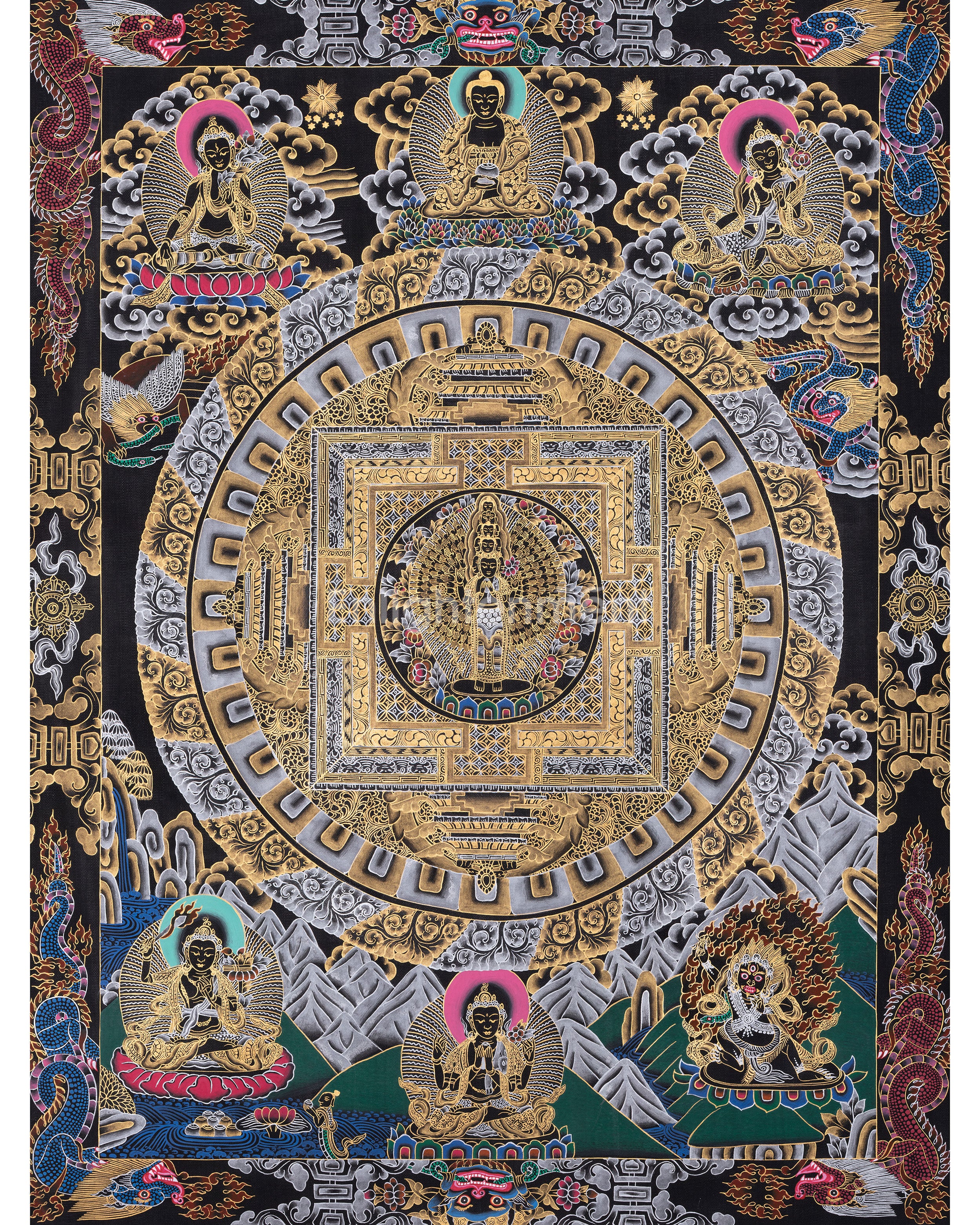 1000 Armed Chenrezig Mandala