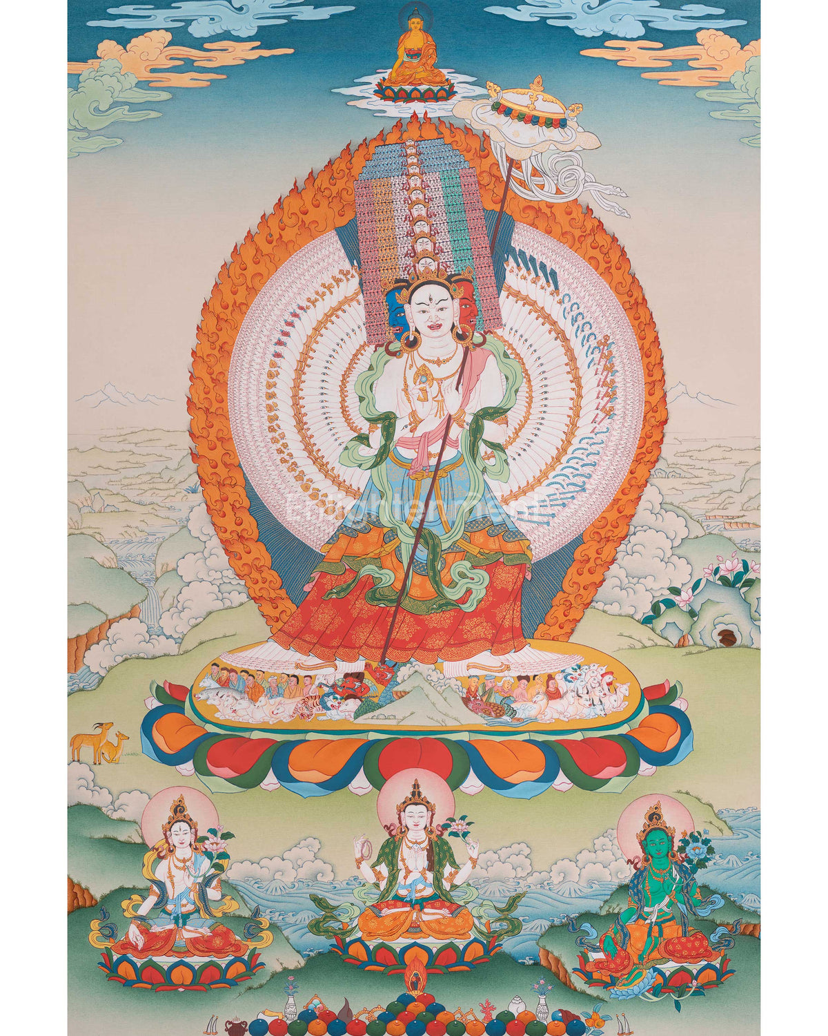 1000 Armed Dukar Traditional Art