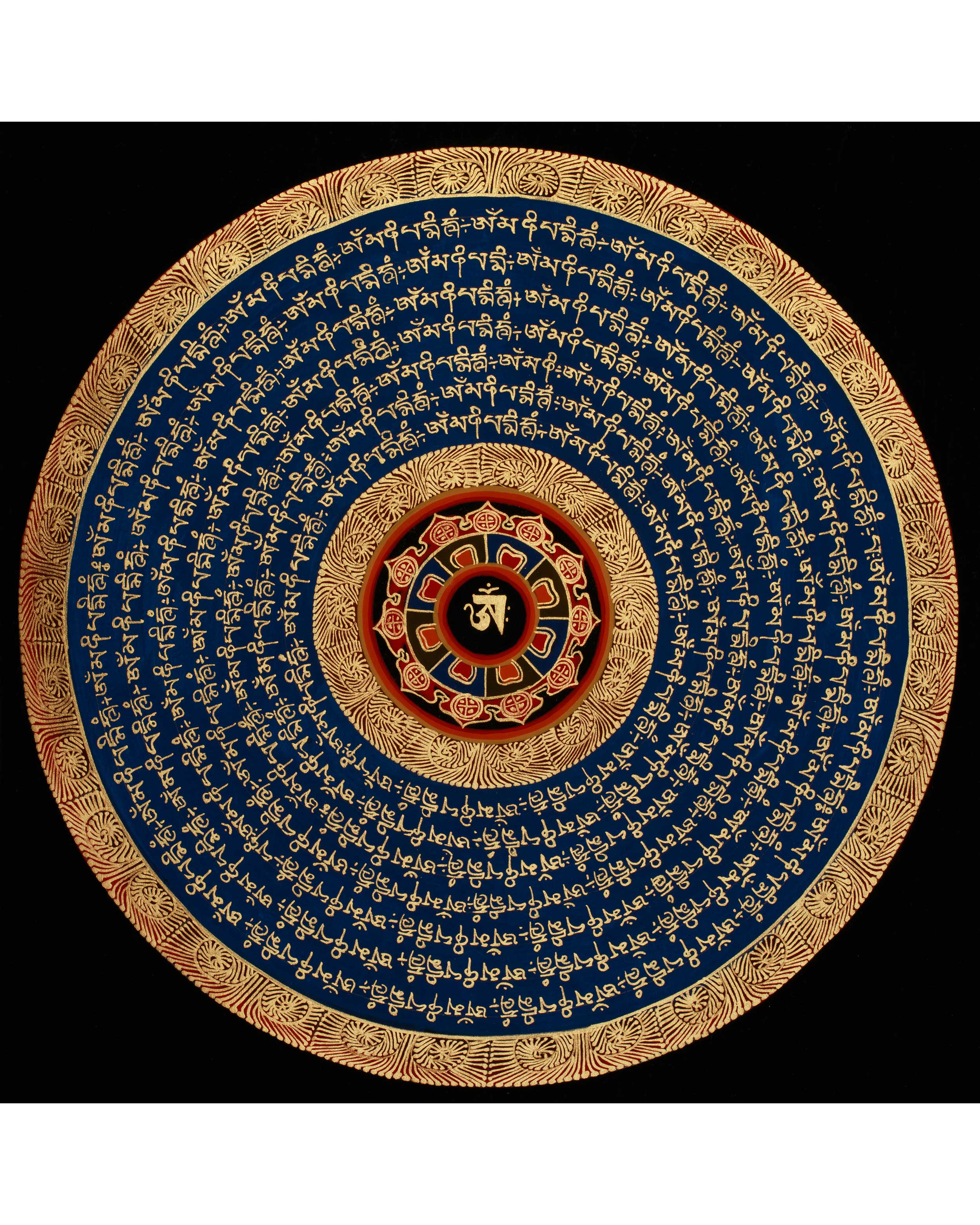 Mantra Mandala Thangka | Meditation and Spiritual Healing